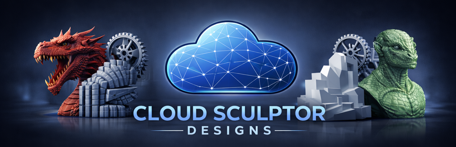 Cloud Sculptor Designs - Unique 3D Printed Art