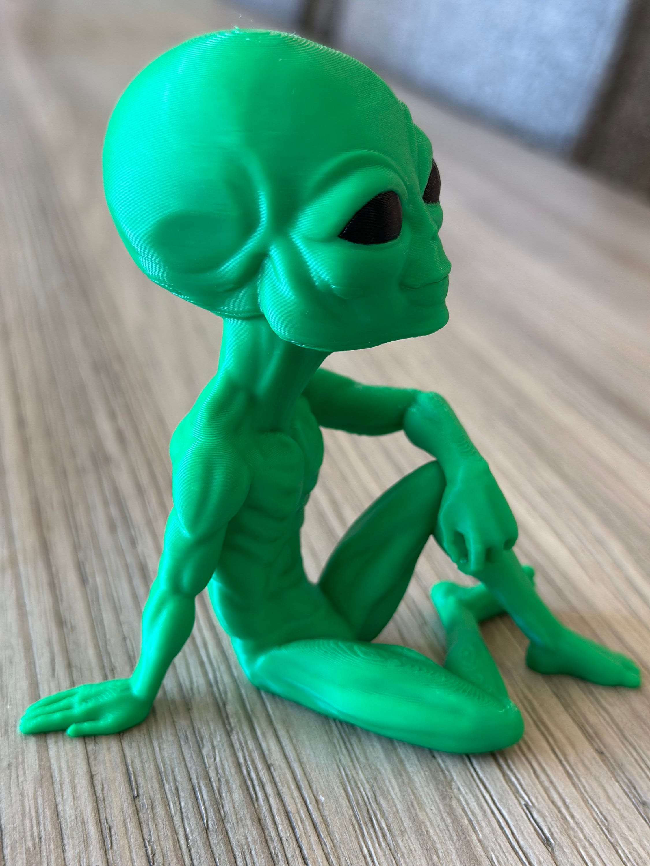 Alien Visitor #1 - 3D Printed Sci-Fi Desk Decor