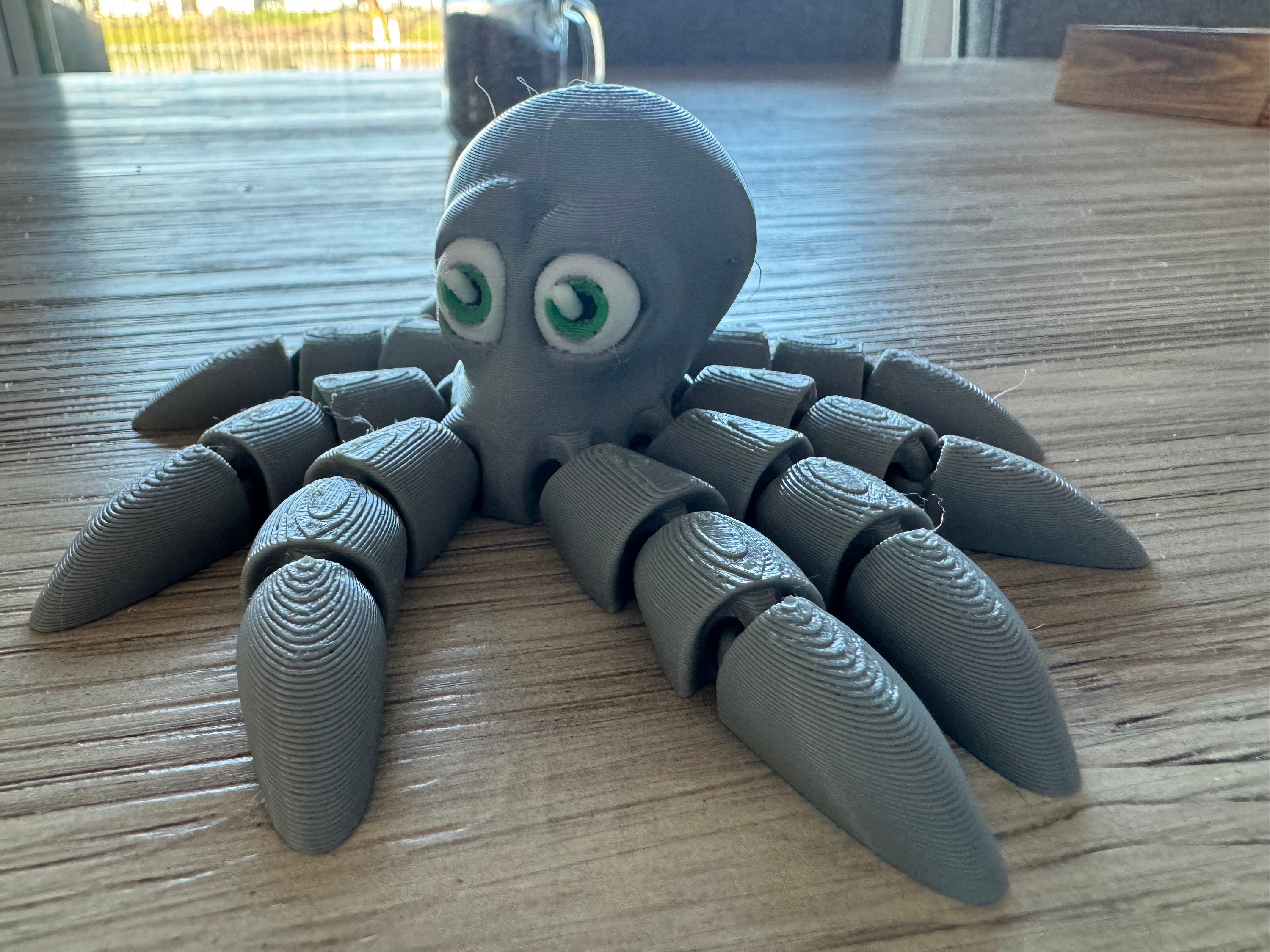 Octopus - 3D Printed - Articulated (Floppy Joints)