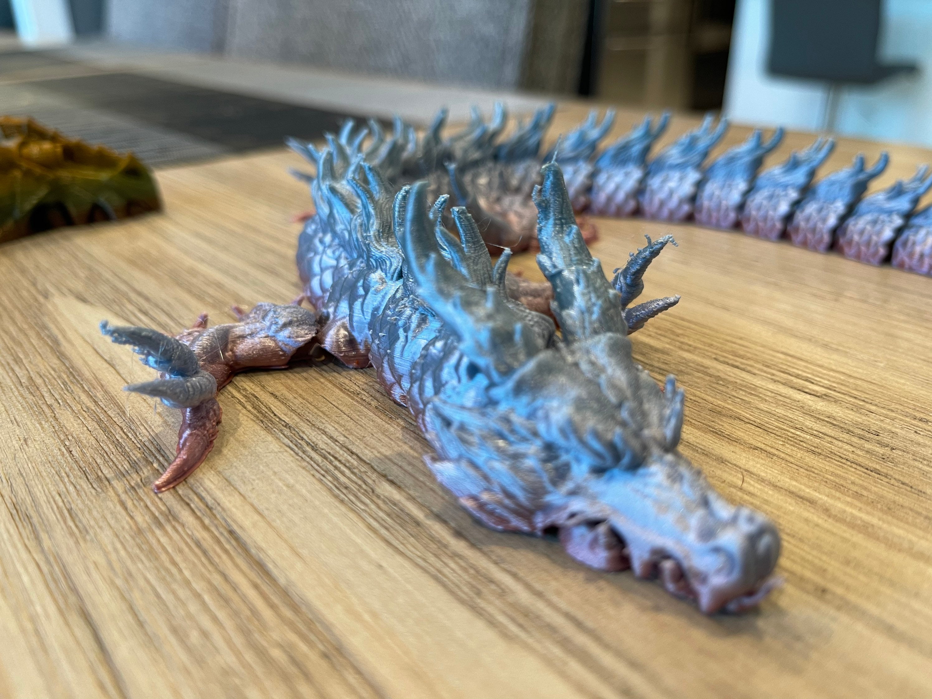 Articulated Asian-Style Dragon - 3D Printed Fantasy Creature
