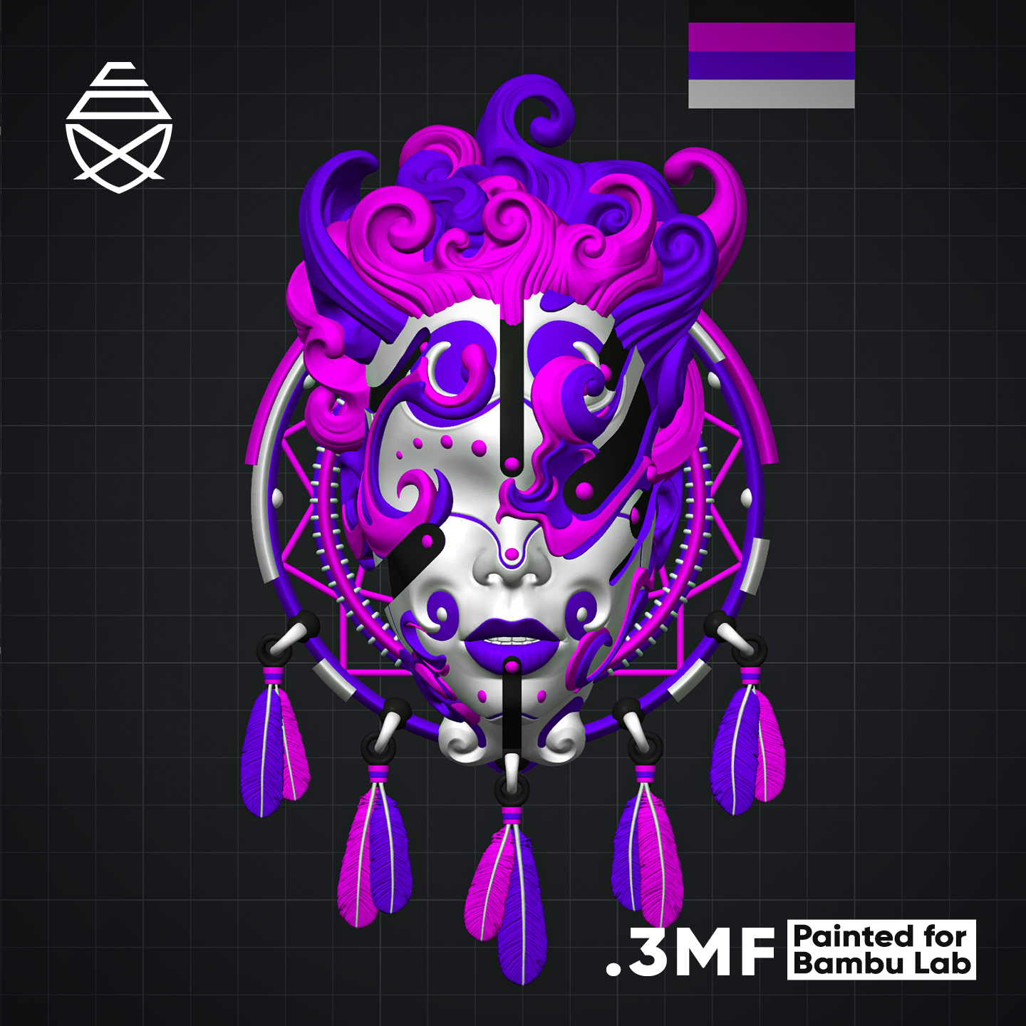 ASTRA SOMNIA - 3D Printed Wall Decor