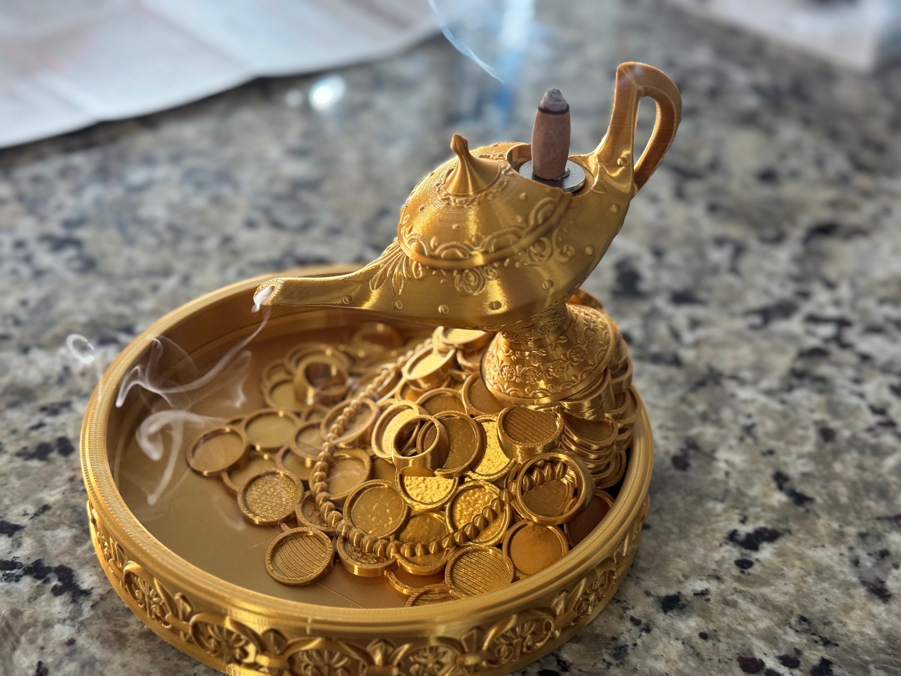Magic Lamp - Incense Holder - 3D Printed