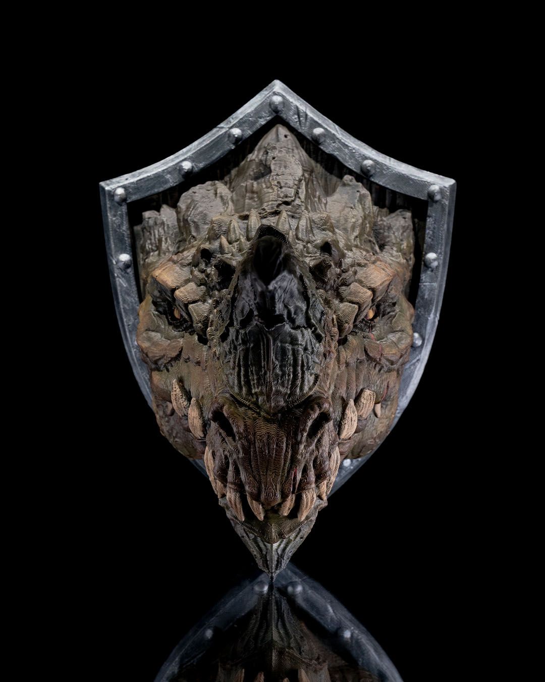 Ancient Dragon Trophy - 3D Printed Dragon Collectible - Image 3