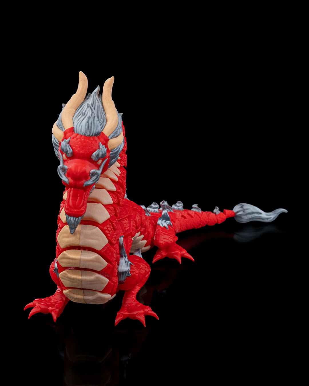 Articulated Chinese Dragon - 3D Printed Dragon Collectible - Image 2