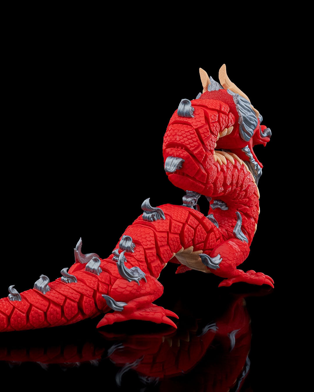 Articulated Chinese Dragon - 3D Printed Dragon Collectible - Image 5