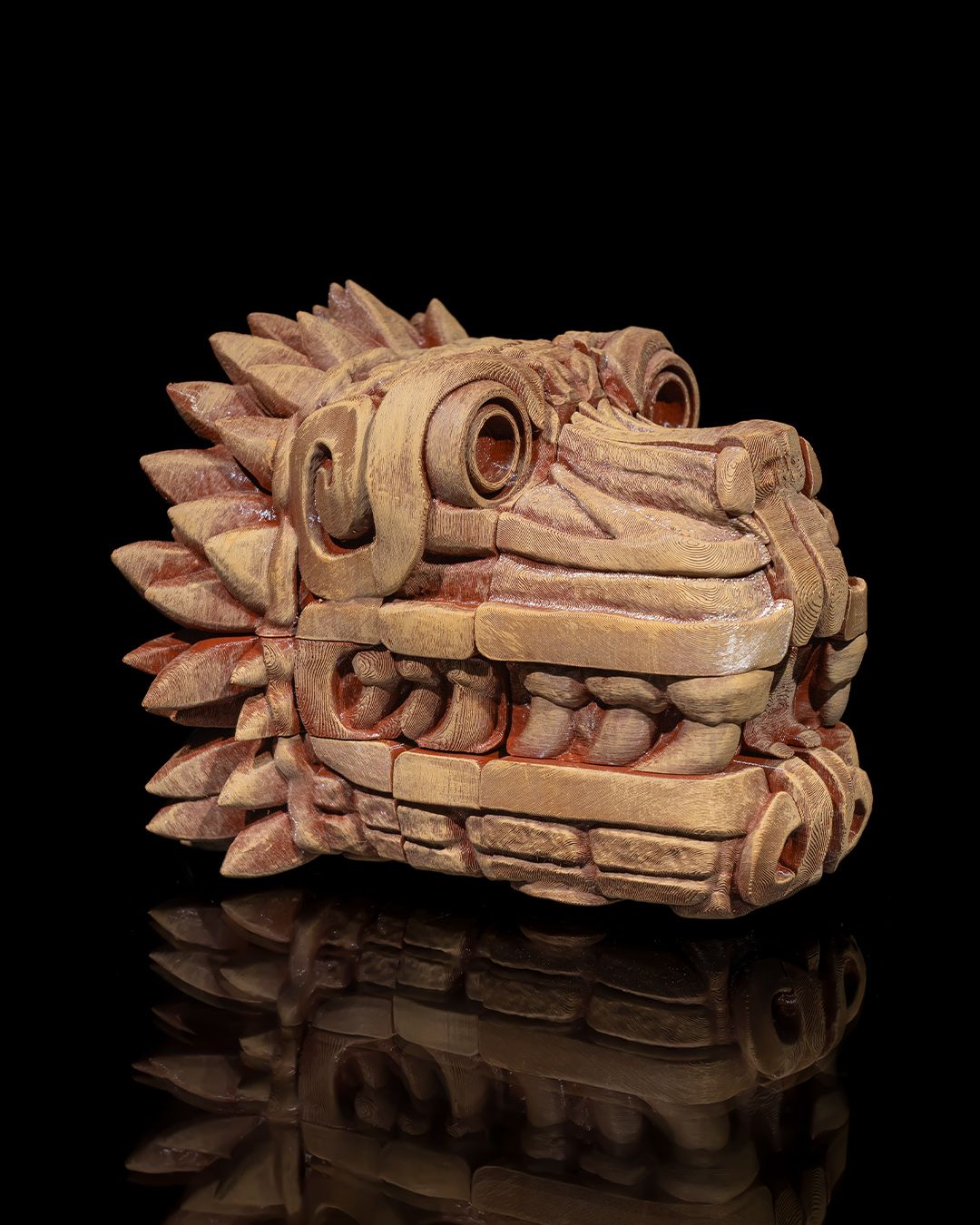 Azte Cubic Dragon - 3D Printed Dragon Collectible - Image 4