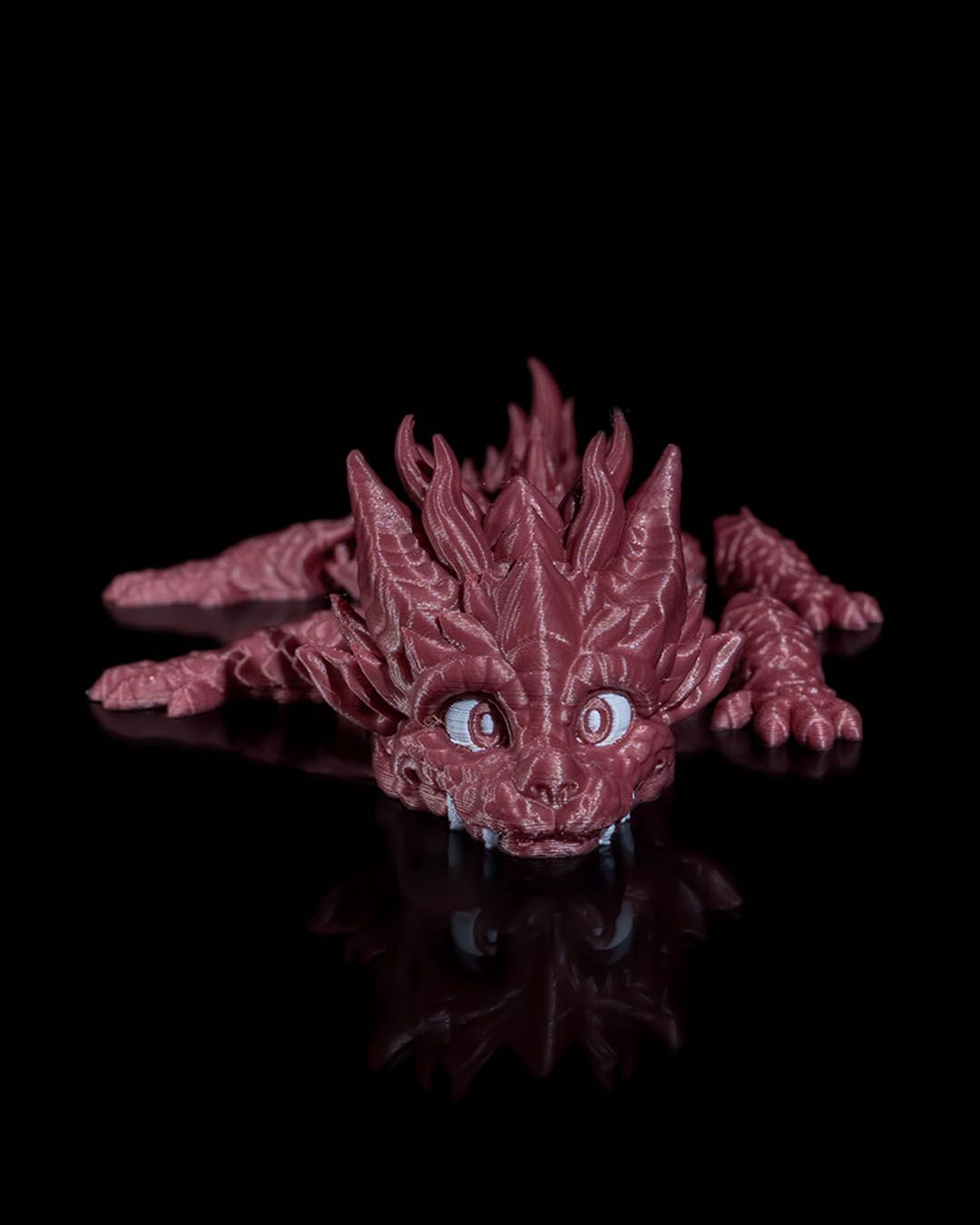 Baby Dragon Articulated - 3D Printed Dragon Collectible - Image 2