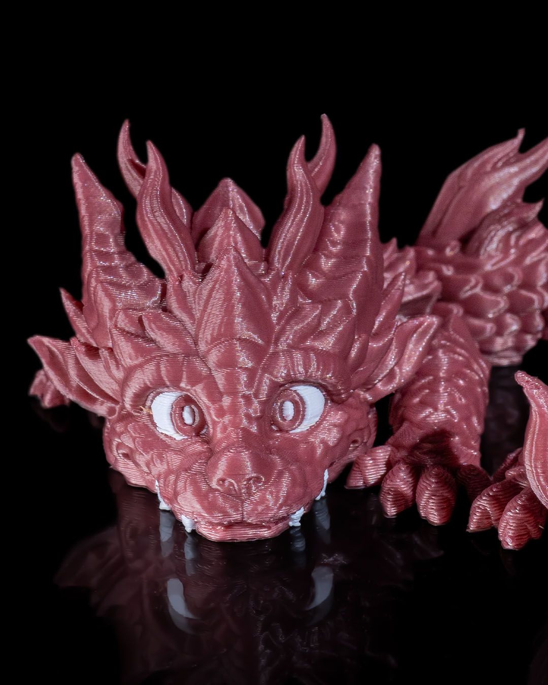 Baby Dragon Articulated - 3D Printed Dragon Collectible - Image 5