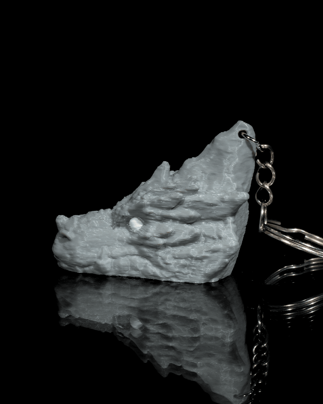 Boulder Dragon Keychain - 3D Printed Dragon Collectible - Image 2