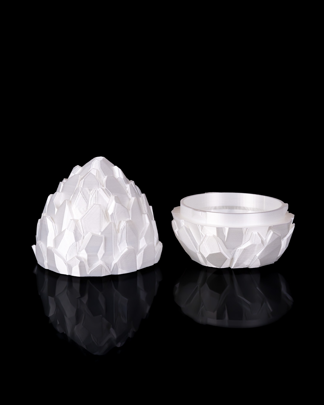 Crystal Dragon Egg - 3D Printed Dragon Collectible - Image 4