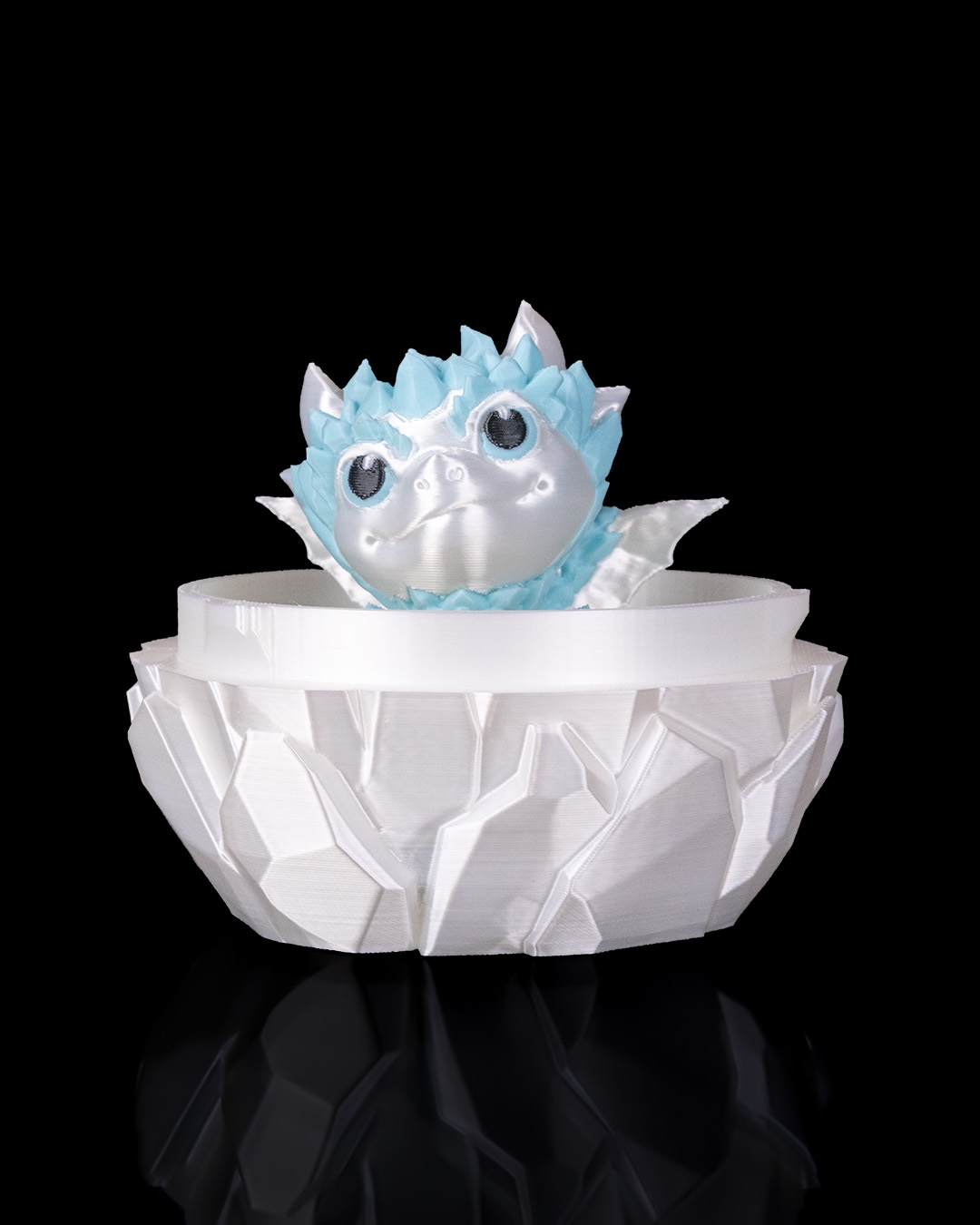 Crystal Dragon Egg - 3D Printed Dragon Collectible - Image 5