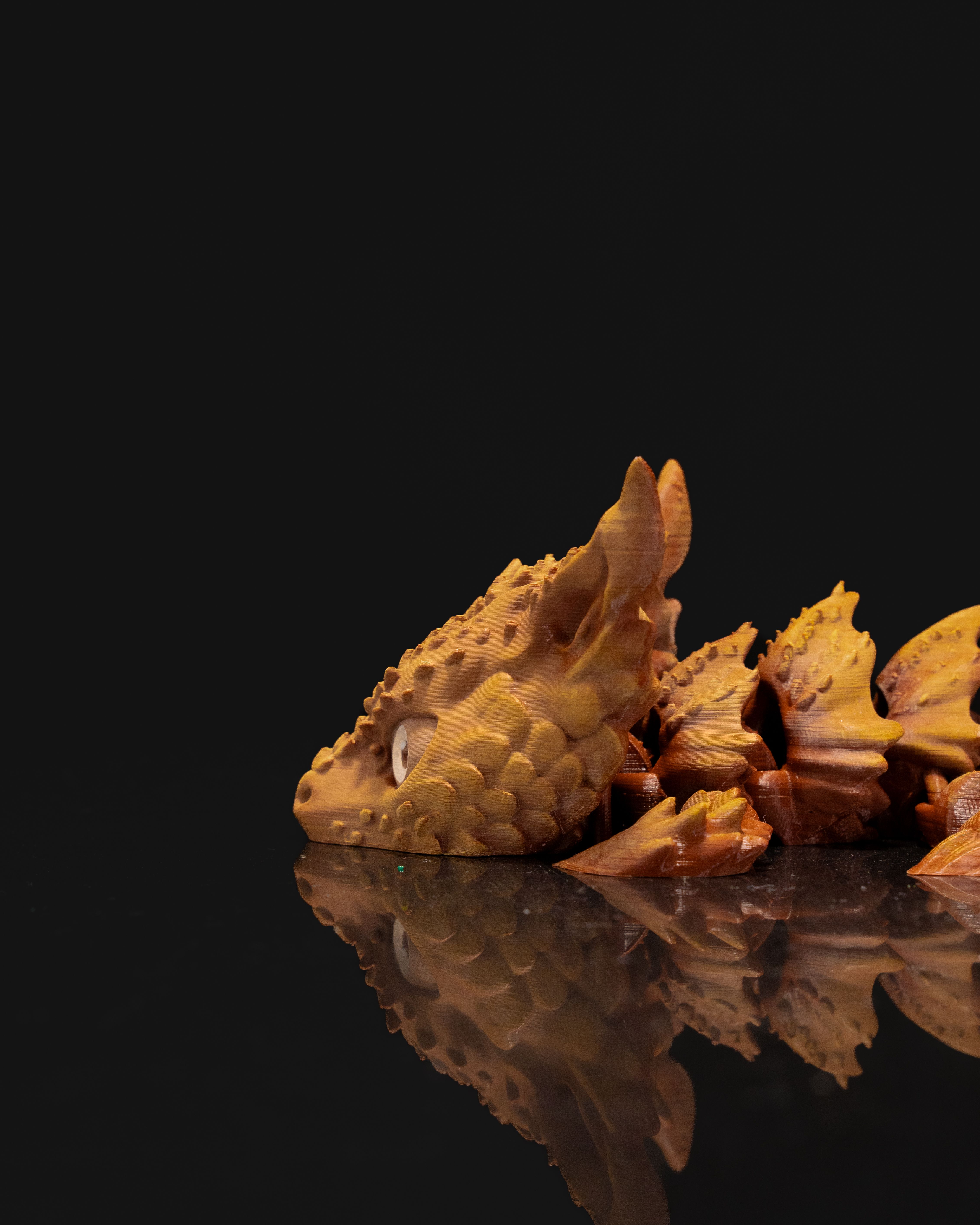 Desert Baby Dragon - 3D Printed Dragon Collectible - Image 4