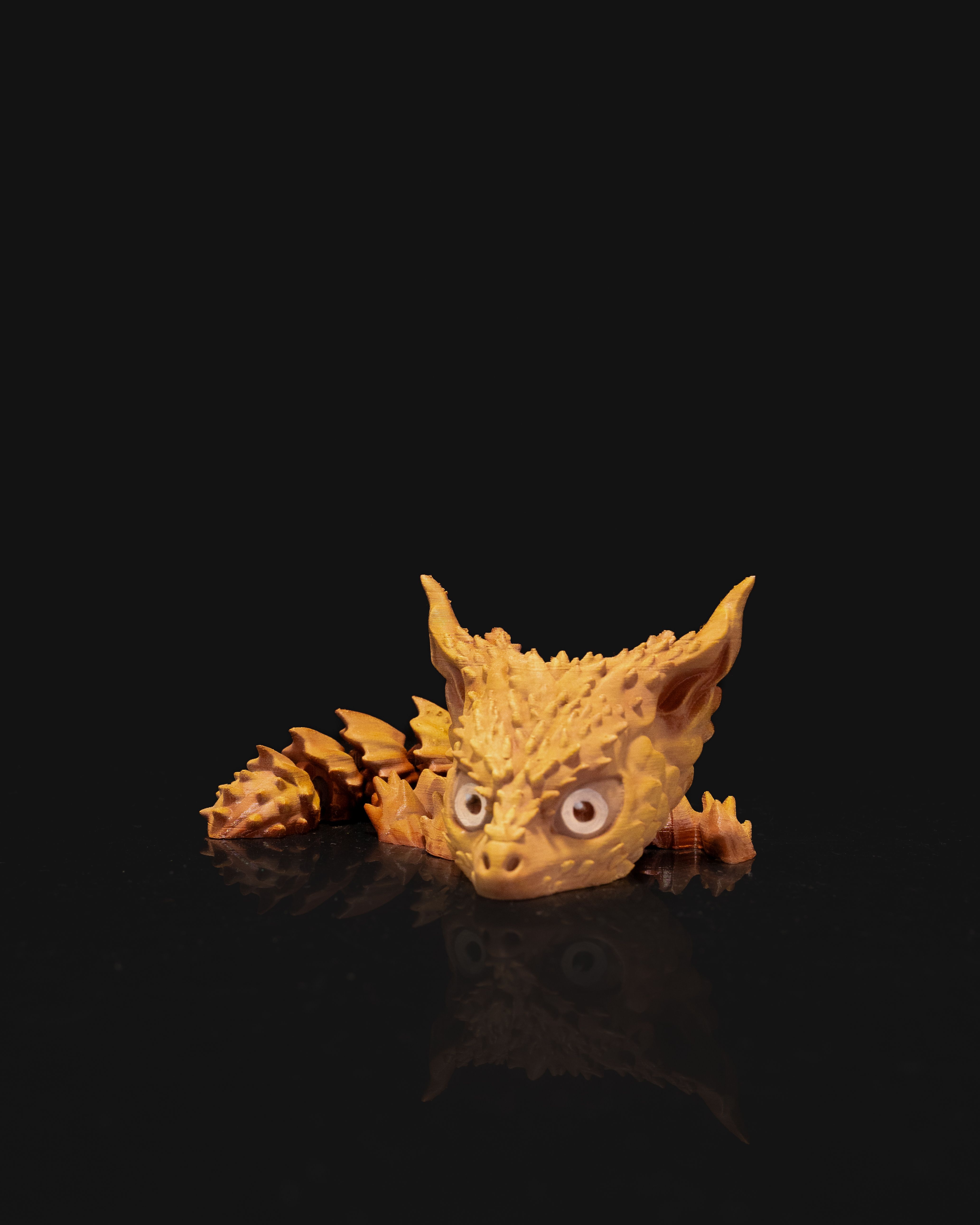 Desert Baby Dragon - 3D Printed Dragon Collectible
