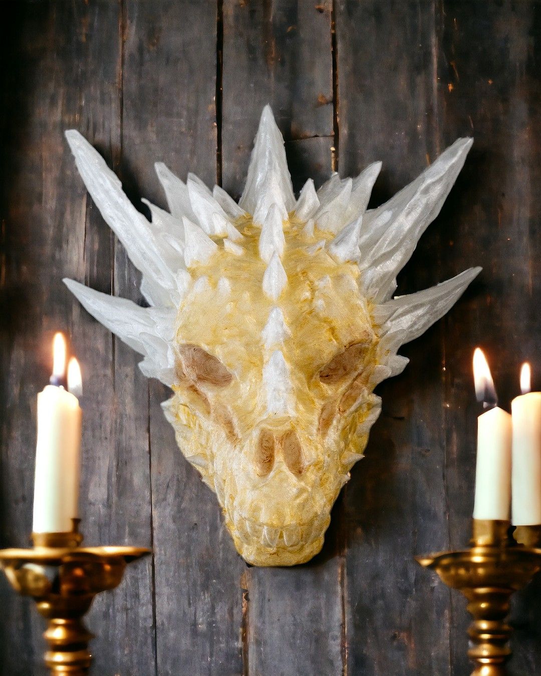 Diamond Dragon Skull - 3D Printed Dragon Collectible - Image 2