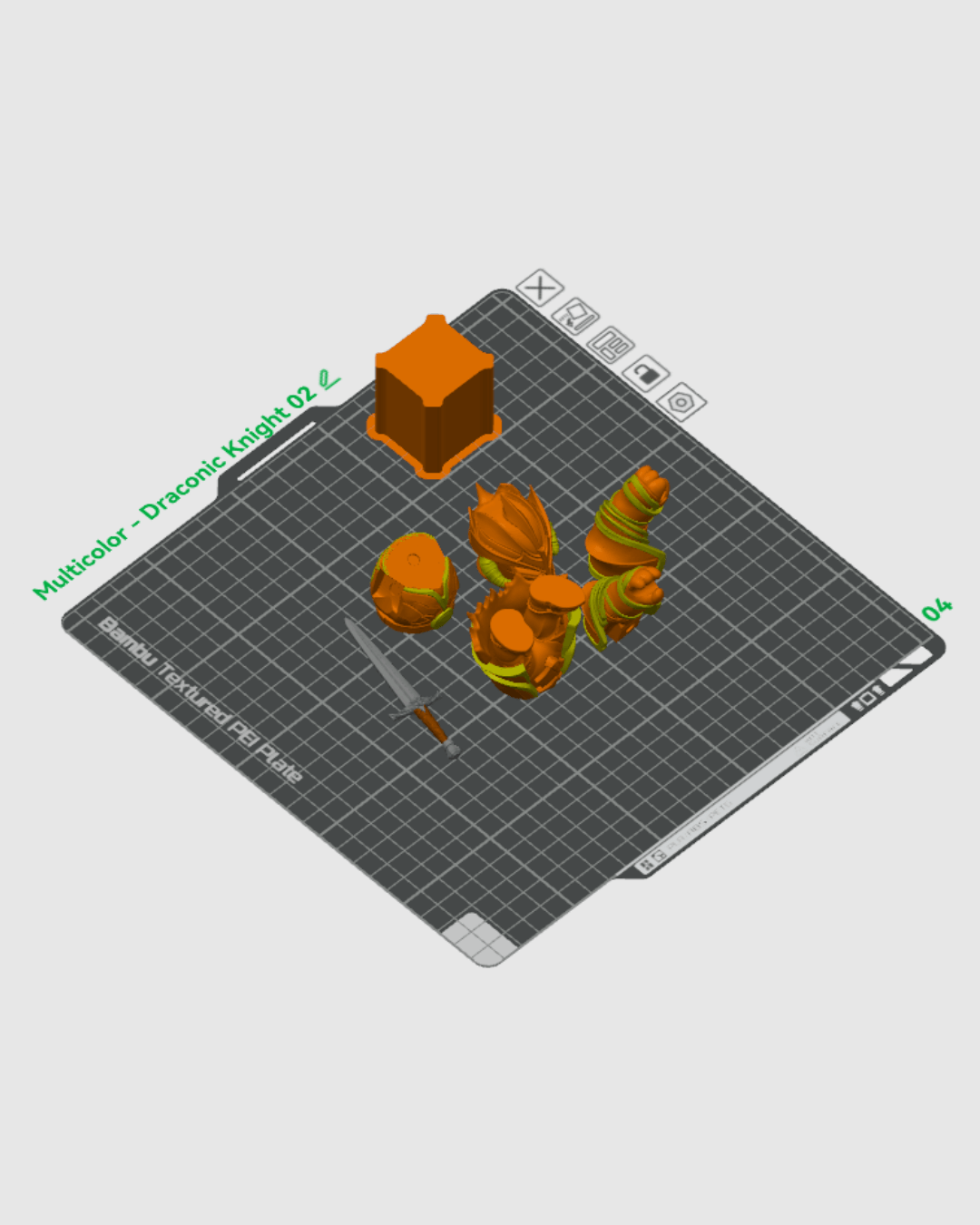 Draconic Knight - 3D Printed Dragon Collectible - Image 4