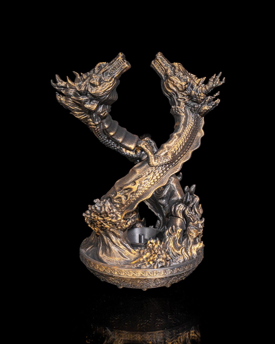 Dragon Dance Incense Holder - 3D Printed Dragon Collectible - Image 3