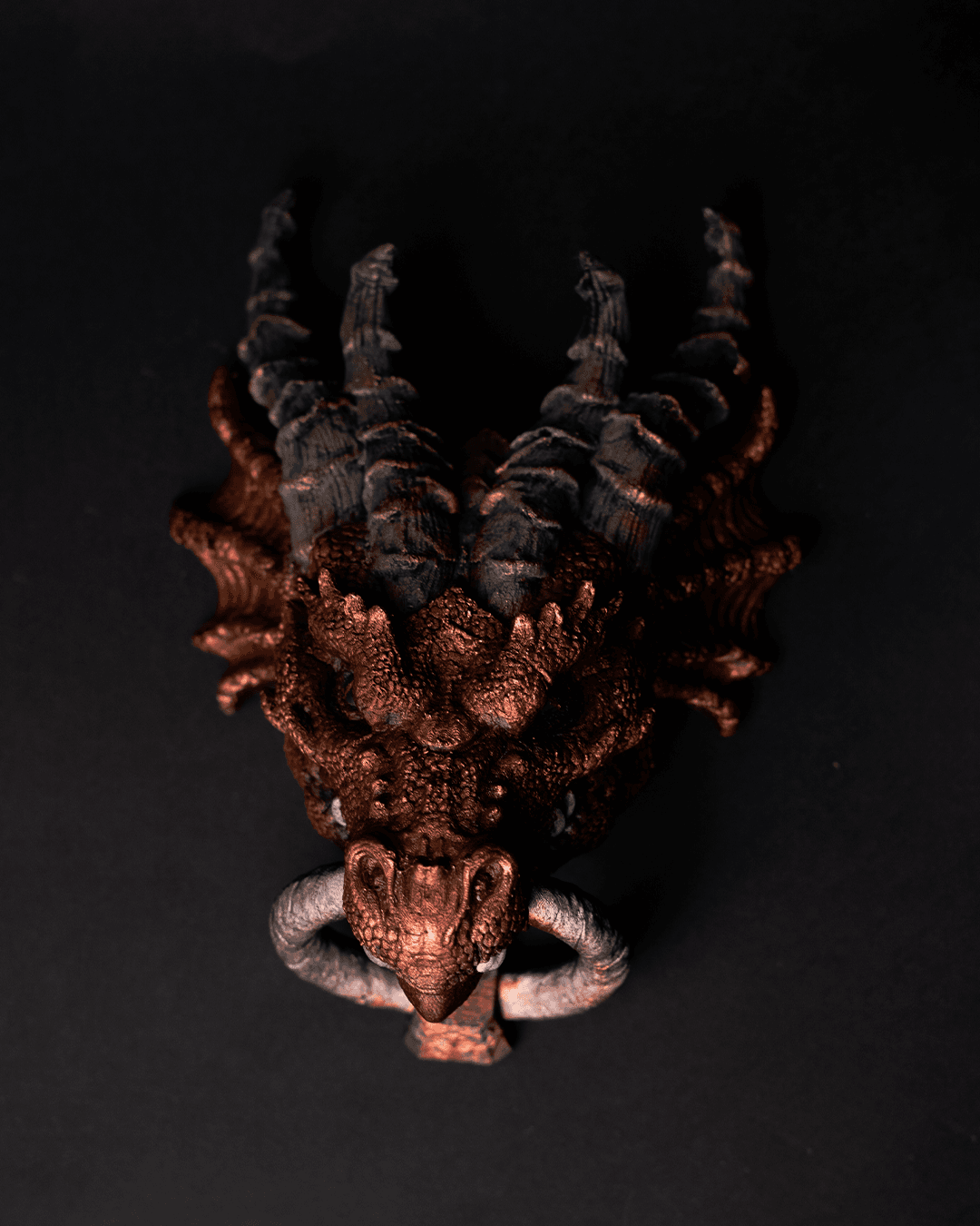 Dragon Door Knocker - 3D Printed Dragon Collectible - Image 2