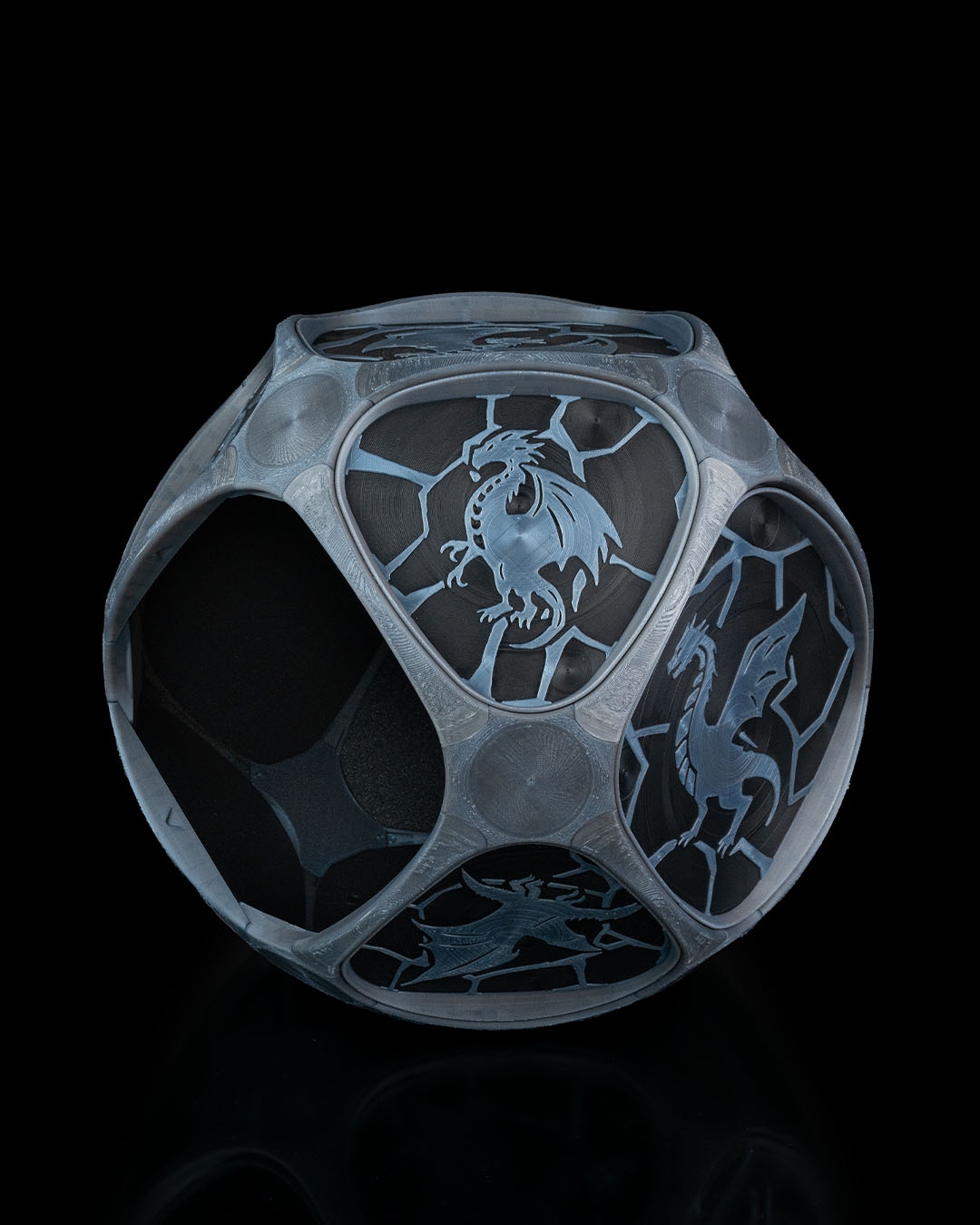 Dragon Pattern Pet House - 3D Printed Dragon Collectible - Image 2