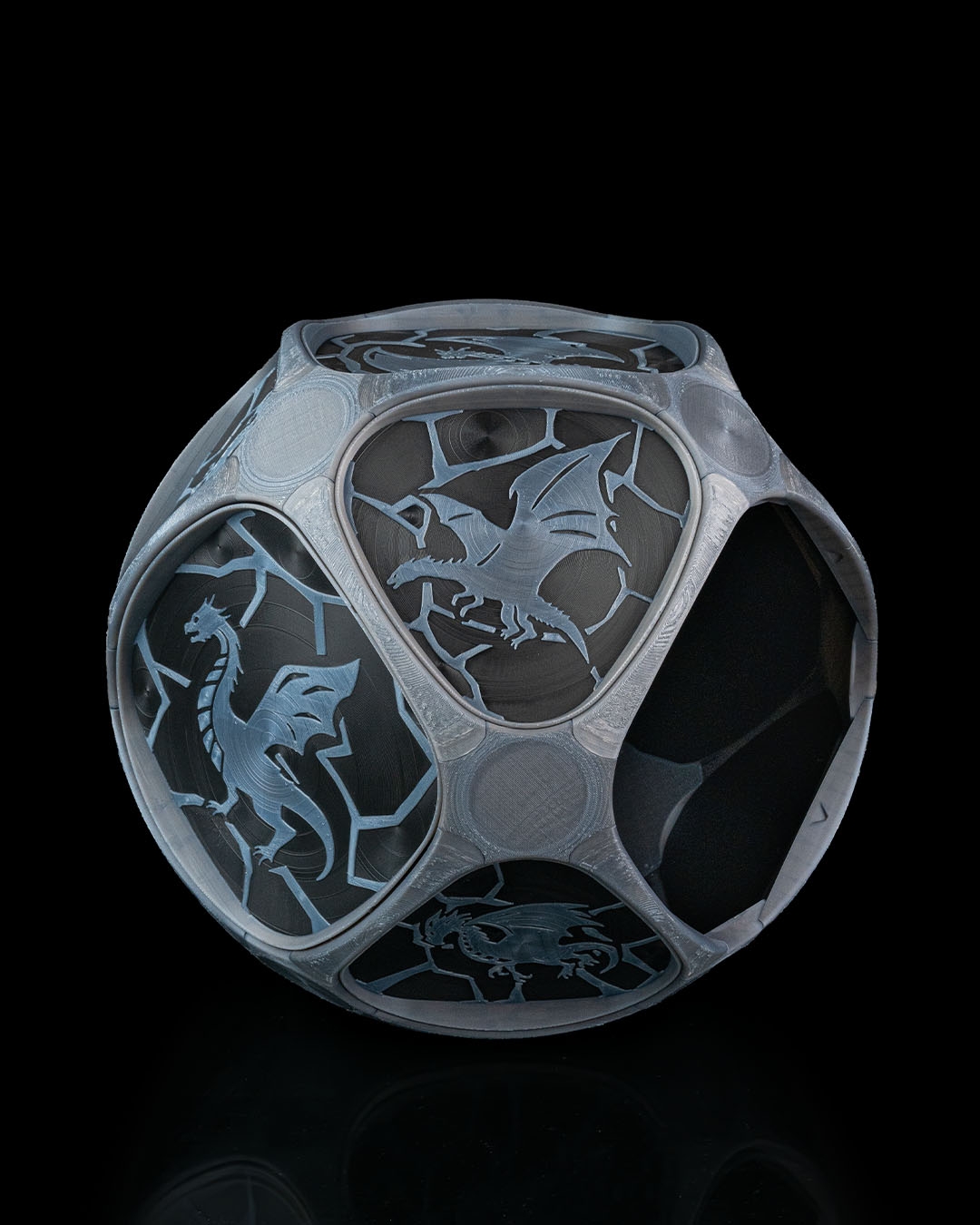 Dragon Pattern Pet House - 3D Printed Dragon Collectible - Image 5