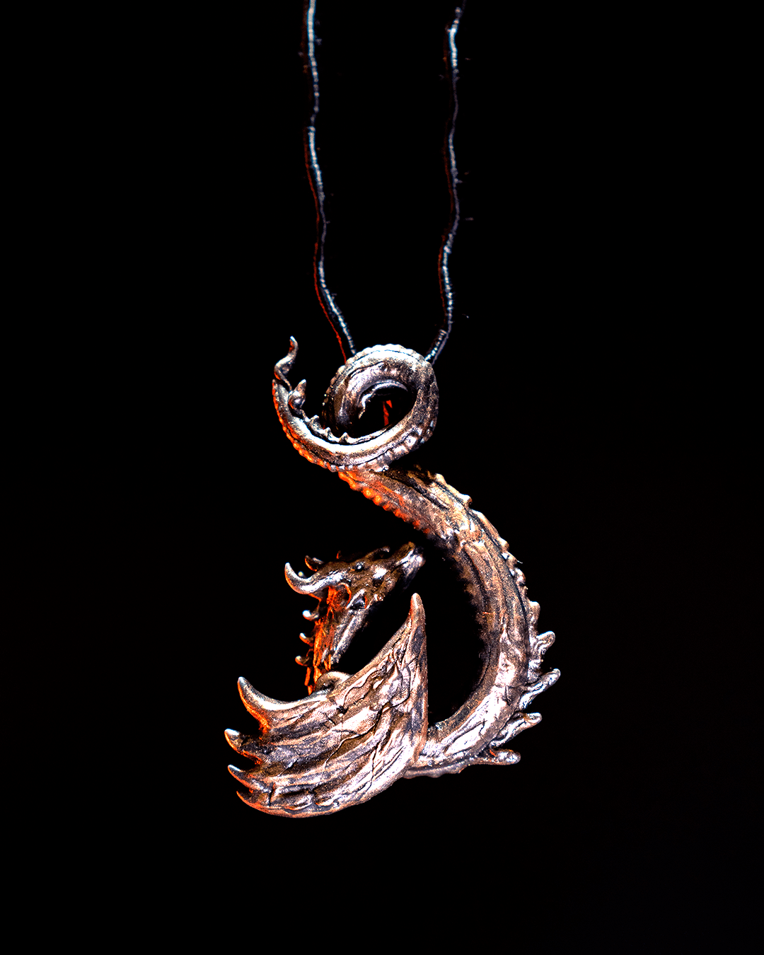 Dragon Pendant - 3D Printed Dragon Collectible - Image 3