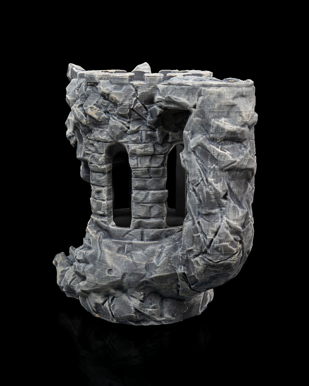 Dragon's Fortress Can Holder and Dice Tower - 3D Printed Dragon Collectible - Image 5