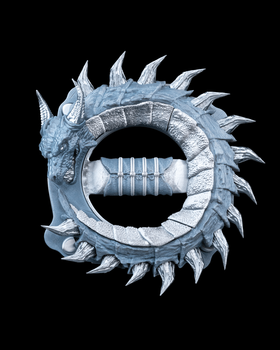 Dragon's Fury Chakram - 3D Printed Dragon Collectible - Image 2