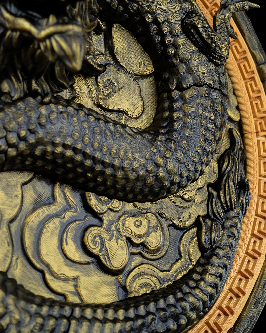 Dragon Wall Piece - 3D Printed Dragon Collectible - Image 4