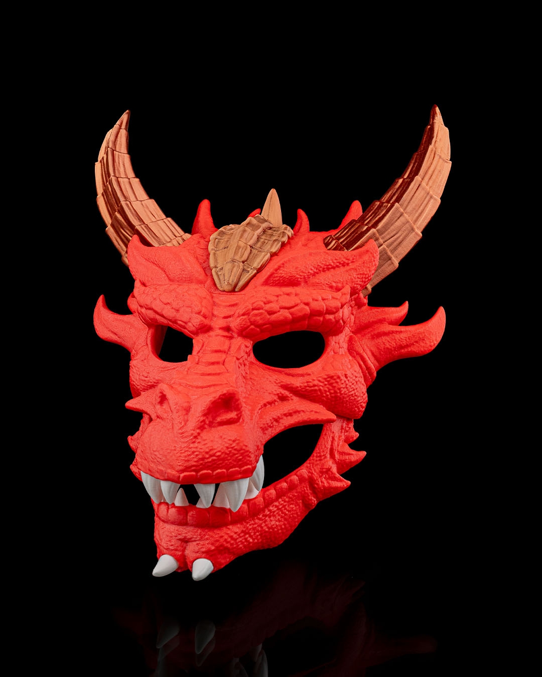 Dragonborn Mask - 3D Printed Dragon Collectible - Image 2