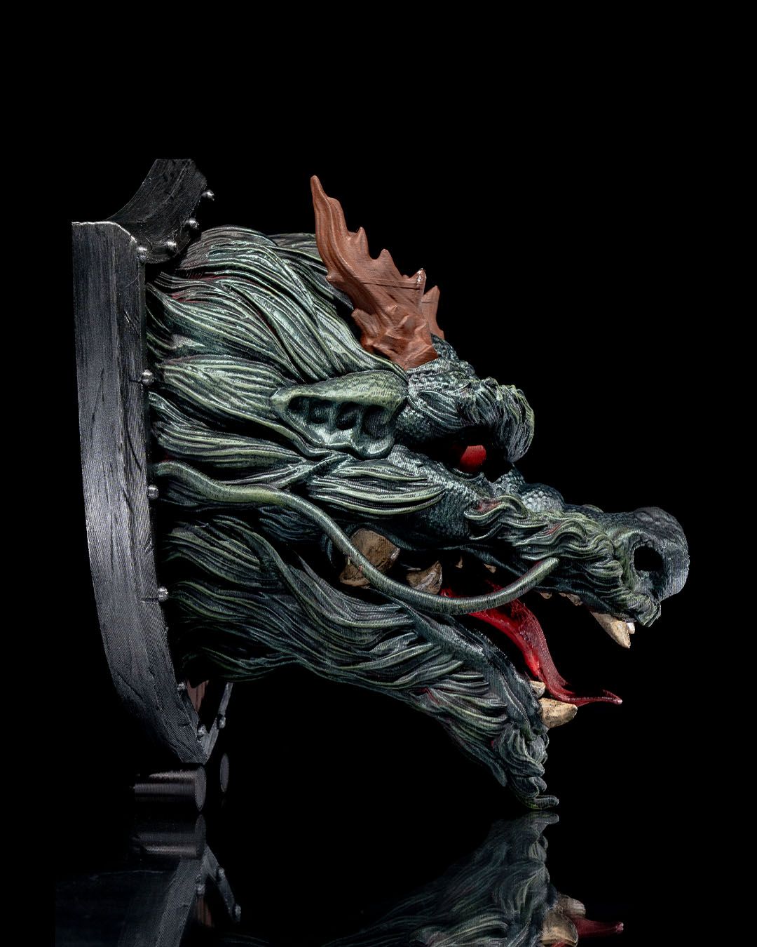 Eastern Dragon Trophy - 3D Printed Dragon Collectible - Image 4
