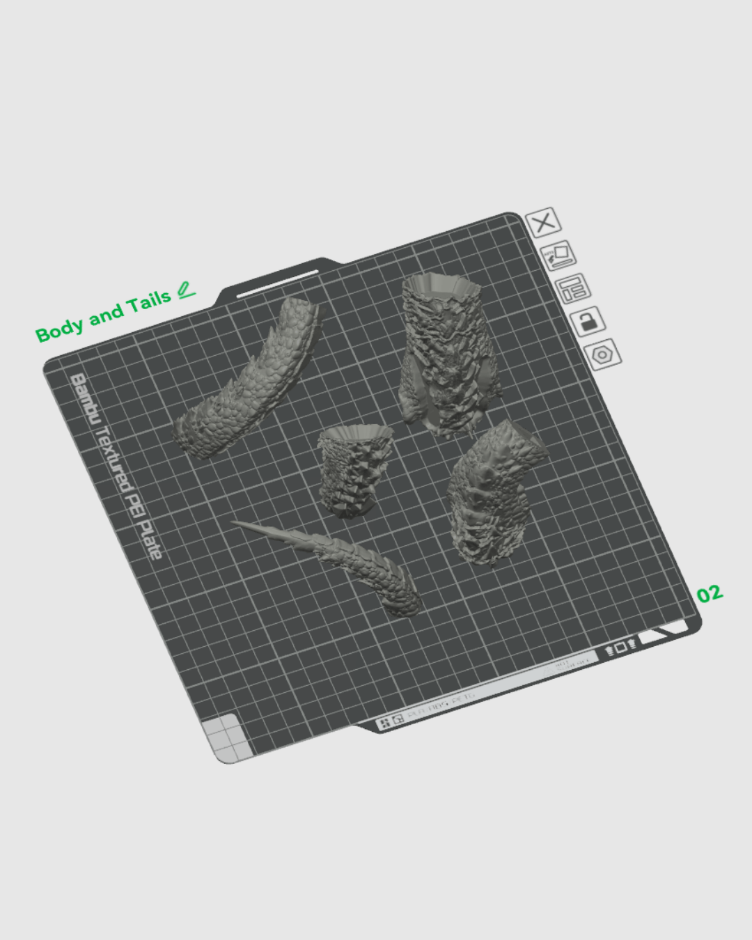 Embers of the Fallen Table Lamp - 3D Printed Dragon Collectible - Image 4