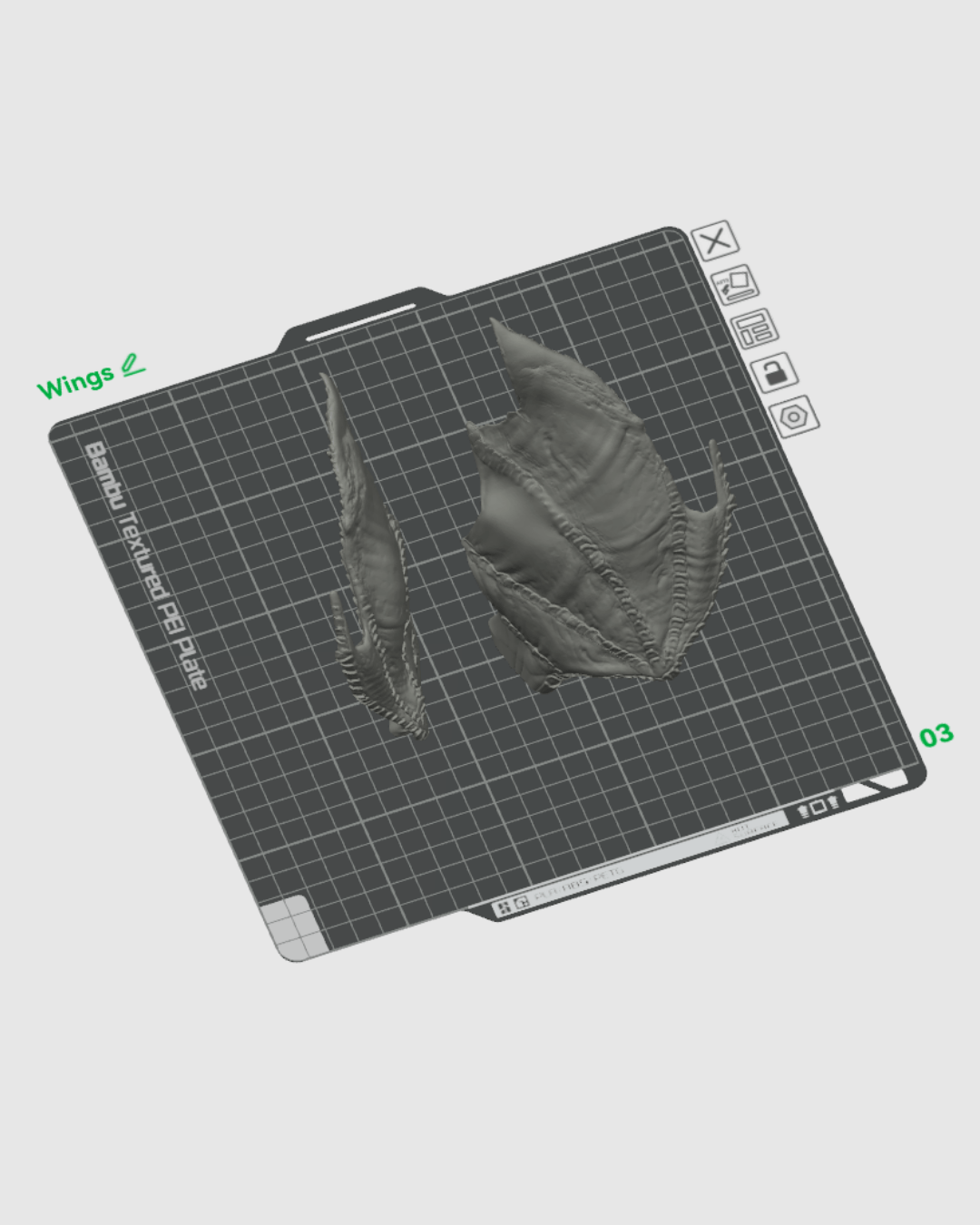 Embers of the Fallen Table Lamp - 3D Printed Dragon Collectible - Image 5