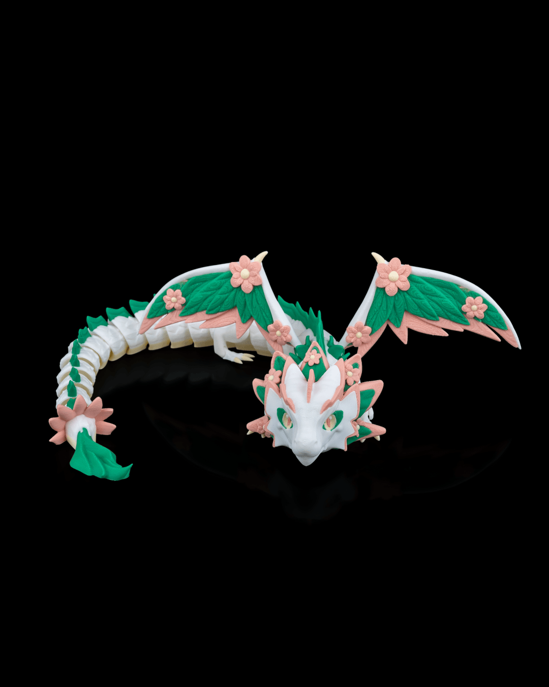 Floral Empress - 3D Printed Dragon Collectible - Image 2