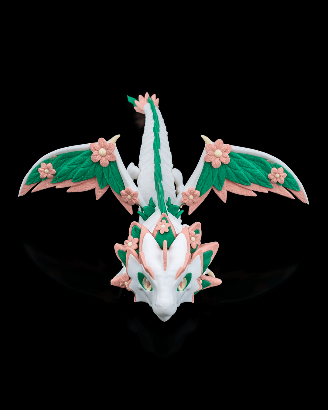 Floral Empress - 3D Printed Dragon Collectible - Image 3