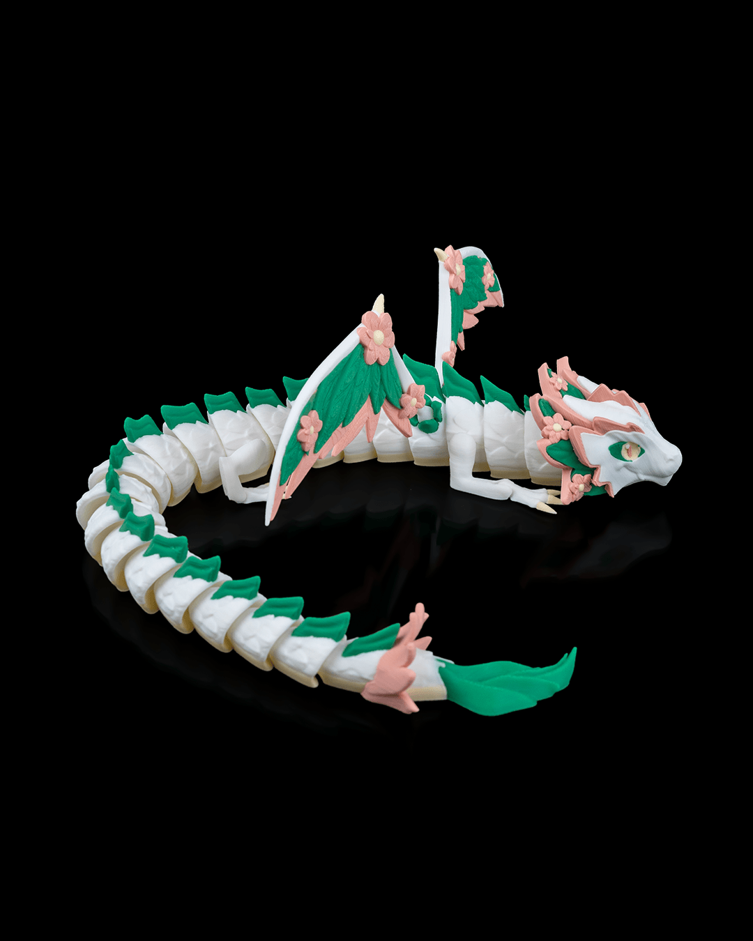 Floral Empress - 3D Printed Dragon Collectible - Image 4