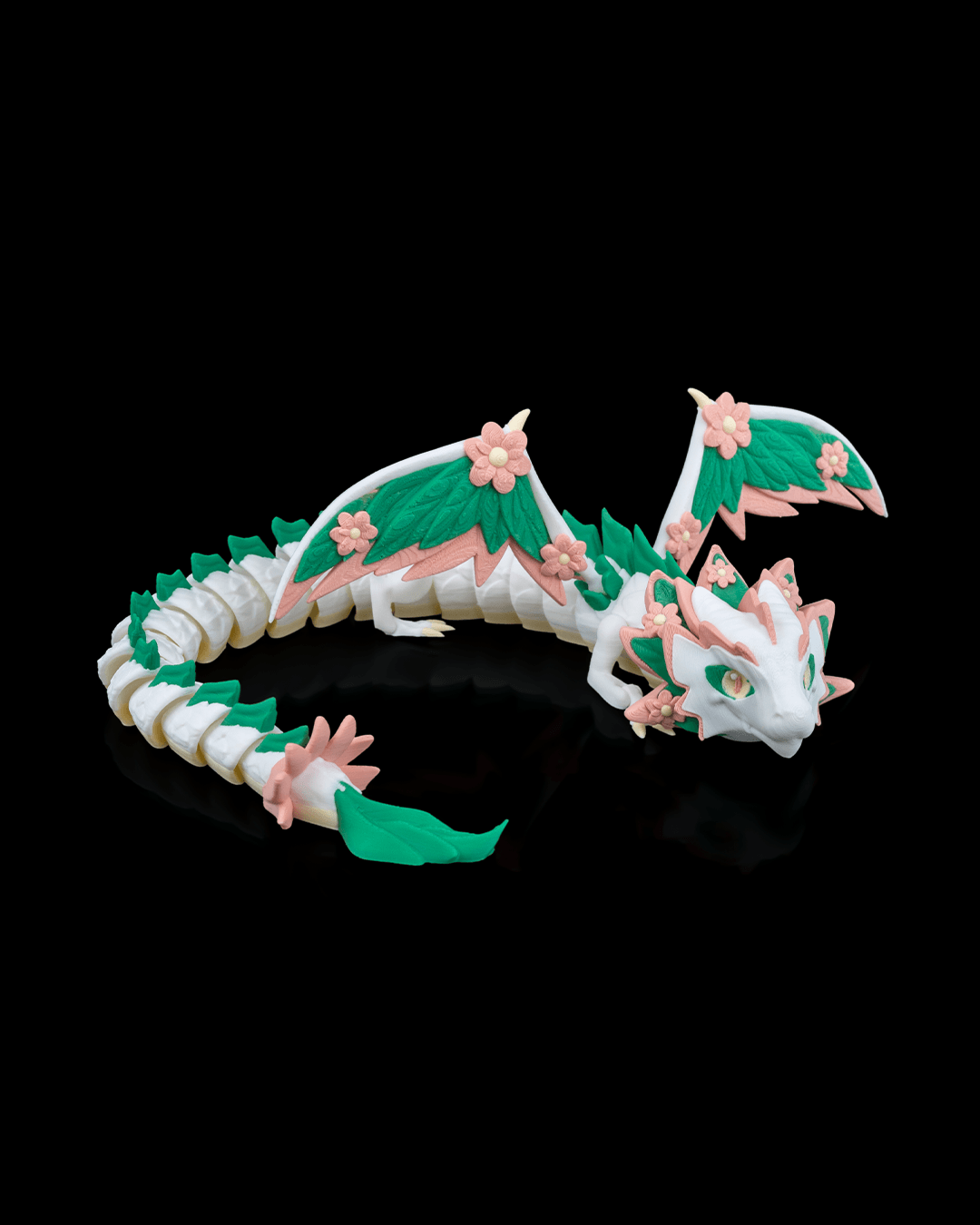 Floral Empress - 3D Printed Dragon Collectible