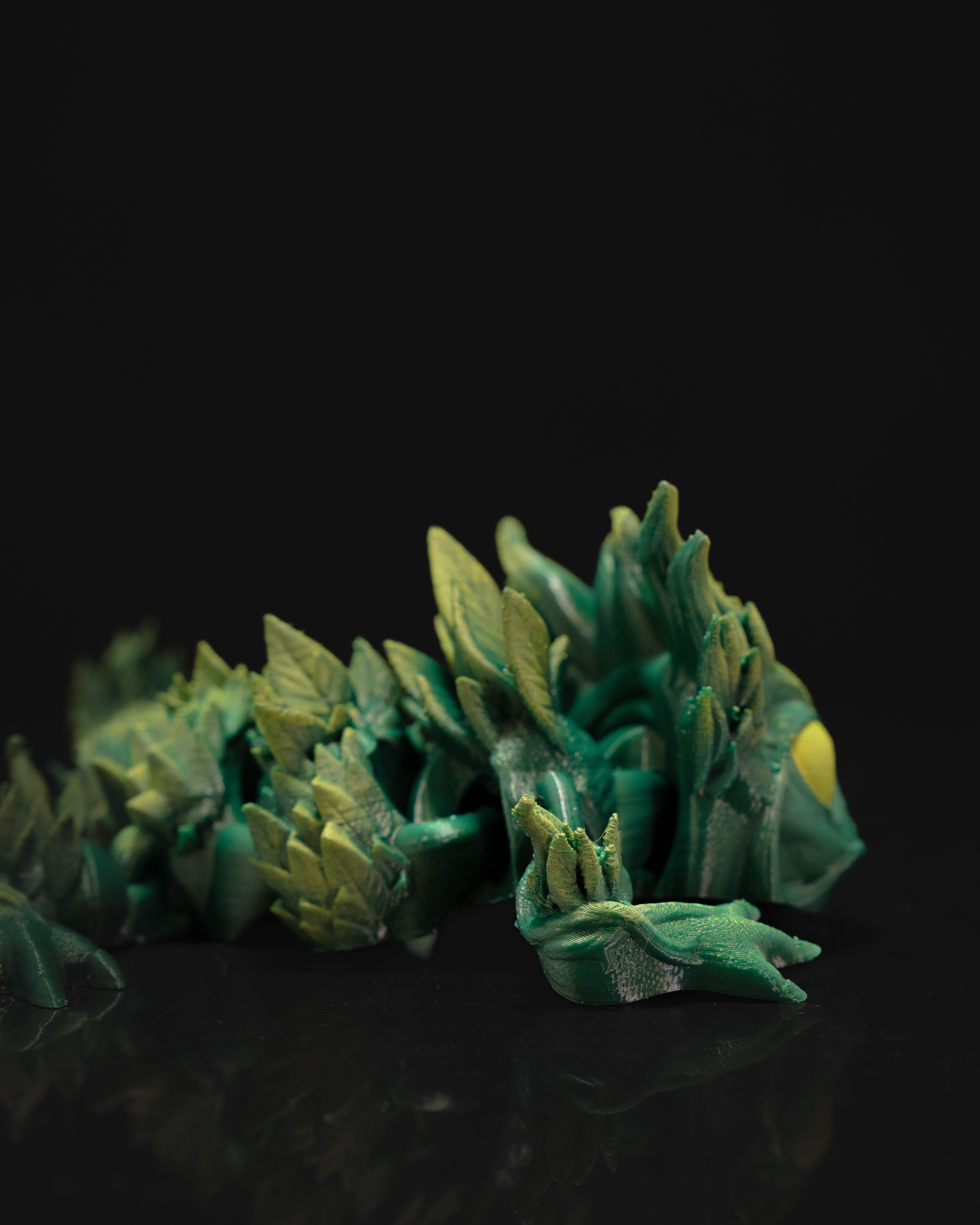 Forest Baby Dragon - 3D Printed Dragon Collectible - Image 2