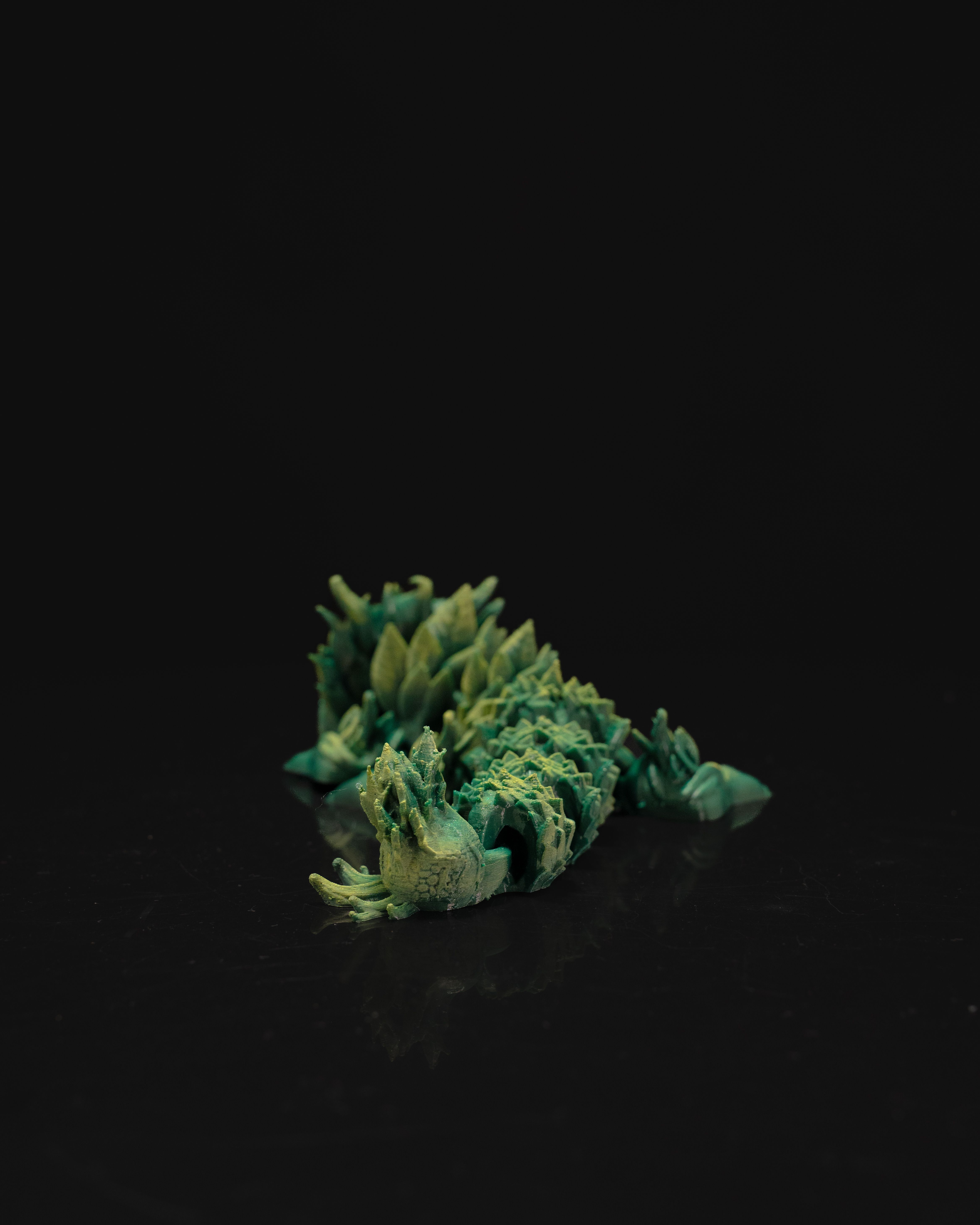 Forest Baby Dragon - 3D Printed Dragon Collectible - Image 3