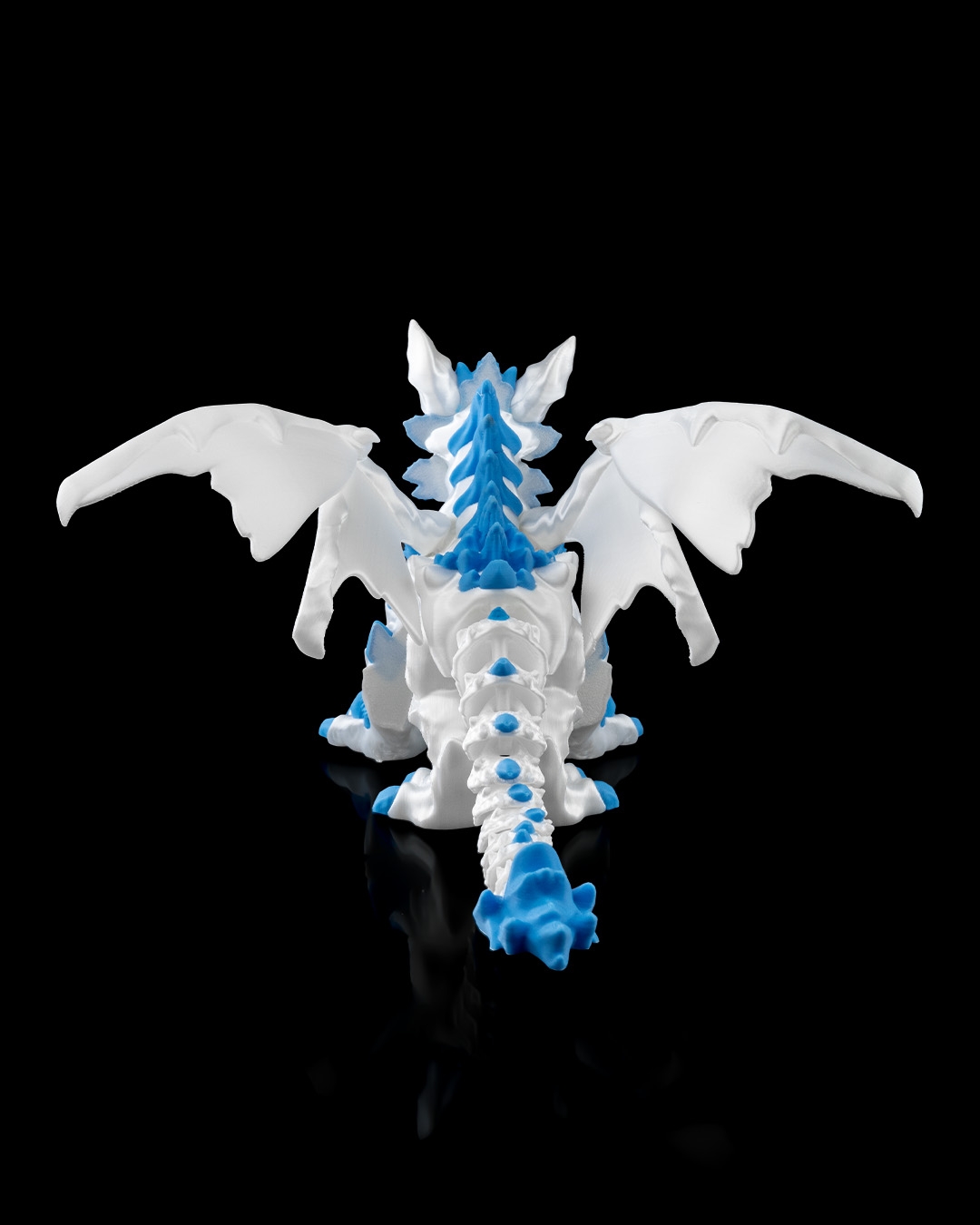 Frosty Dragon - 3D Printed Dragon Collectible - Image 4