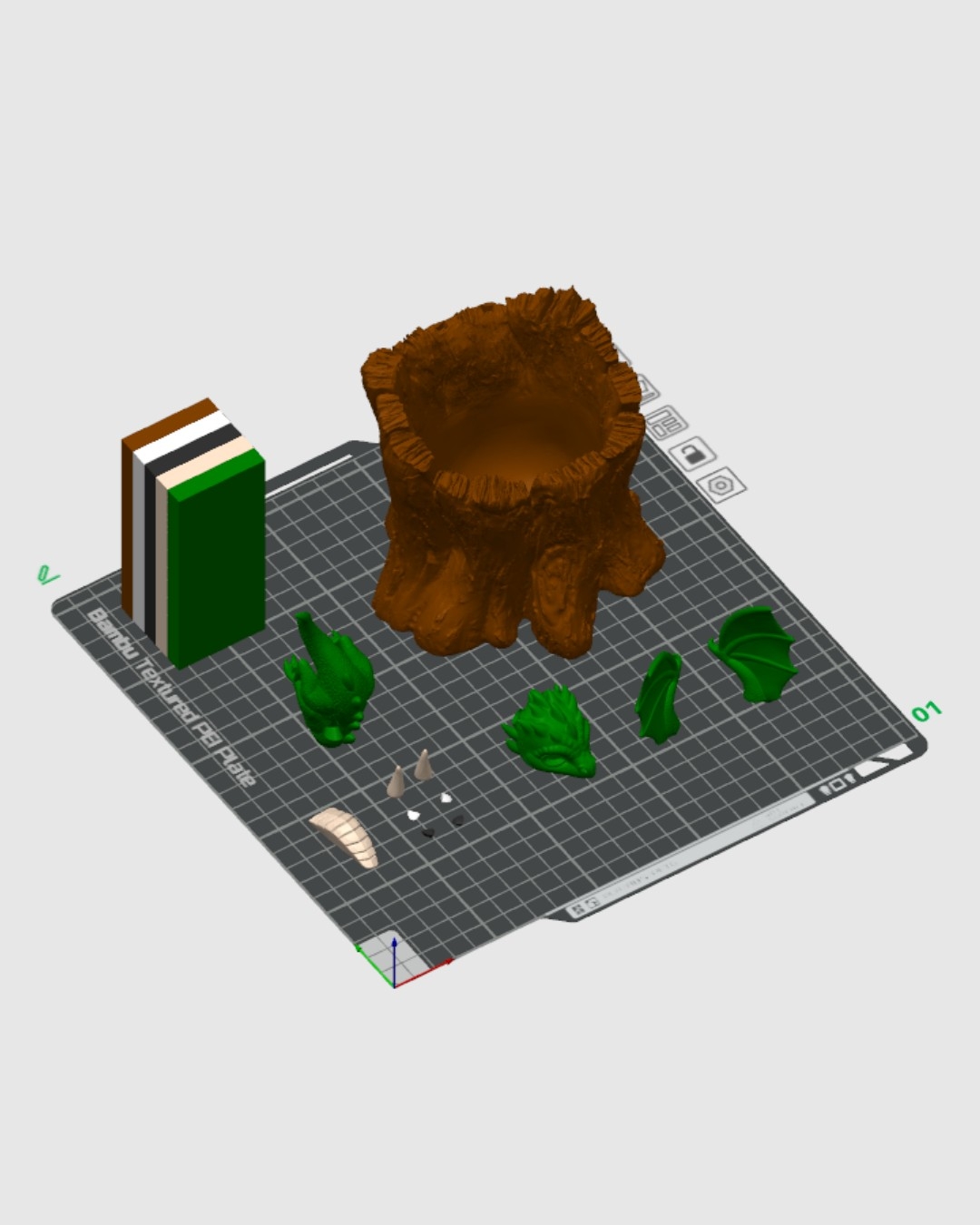 Garden Scout Planter - 3D Printed Dragon Collectible - Image 5