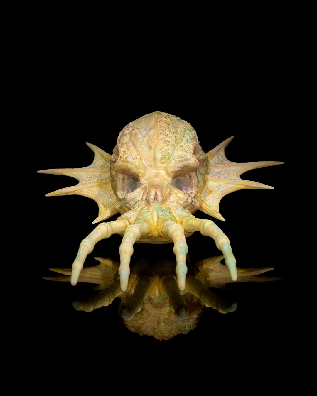 Green Dragon Skull - 3D Printed Dragon Collectible - Image 3