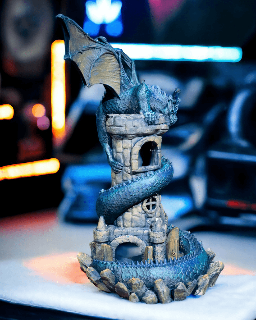 Guardian of the Dice Tower - 3D Printed Dragon Collectible - Image 2