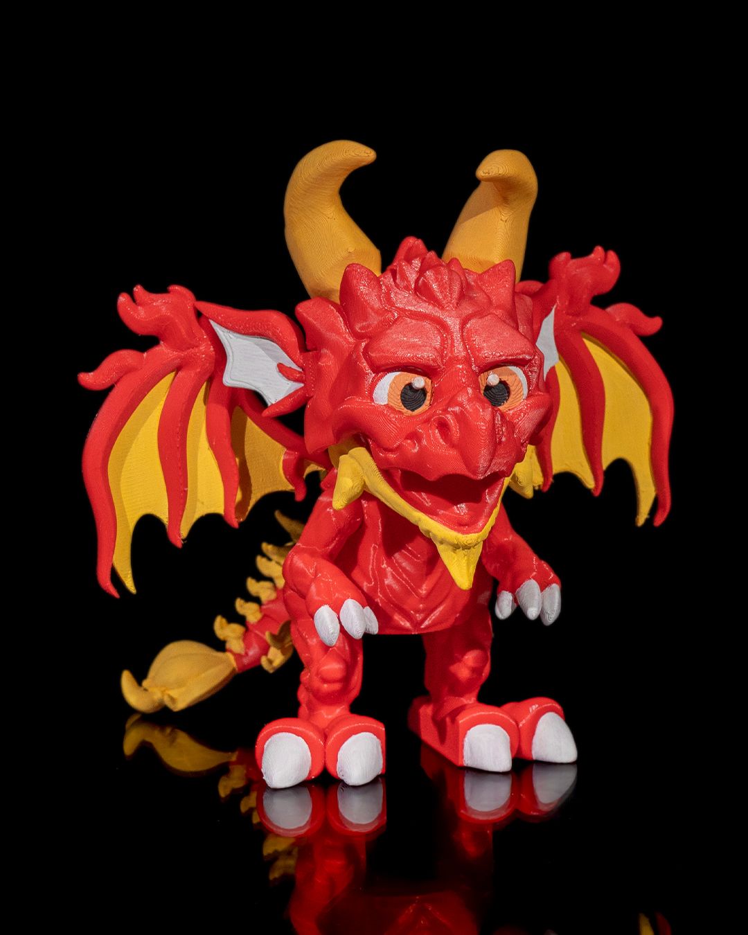 Hell's Rage - 3D Printed Dragon Collectible