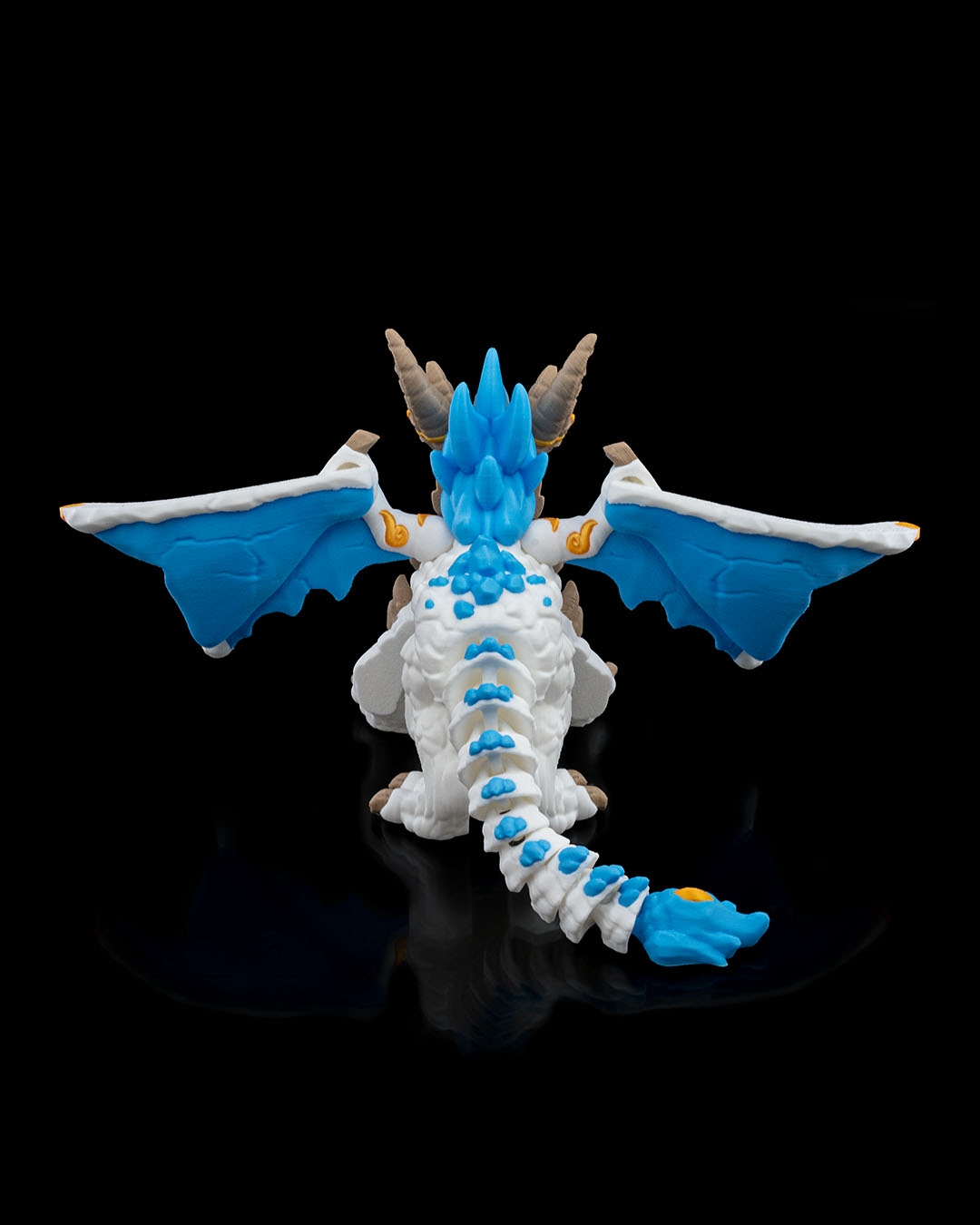 Ice Elemental Dragon - 3D Printed Dragon Collectible - Image 4