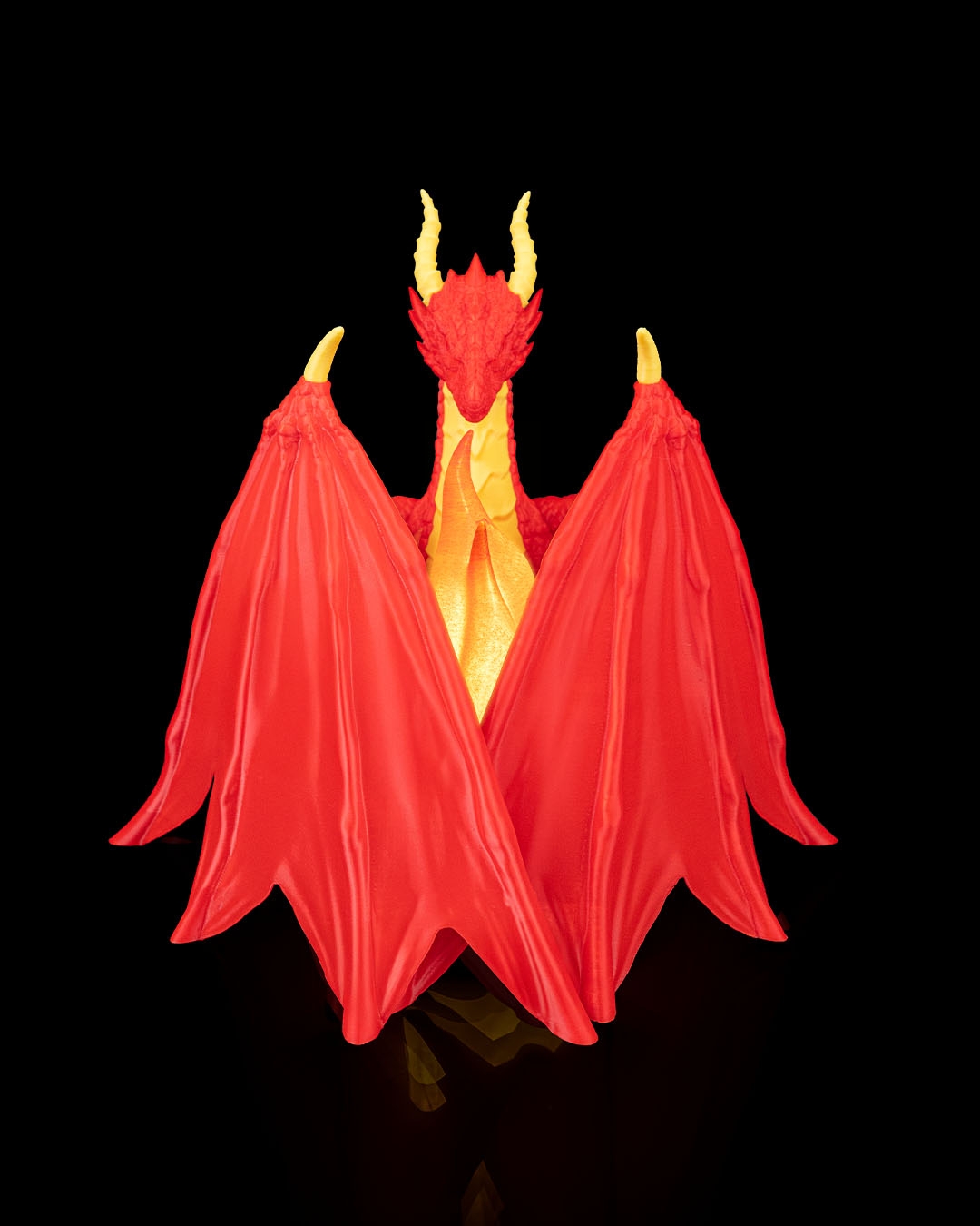 Lightwings Table Lamp - 3D Printed Dragon Collectible - Image 2