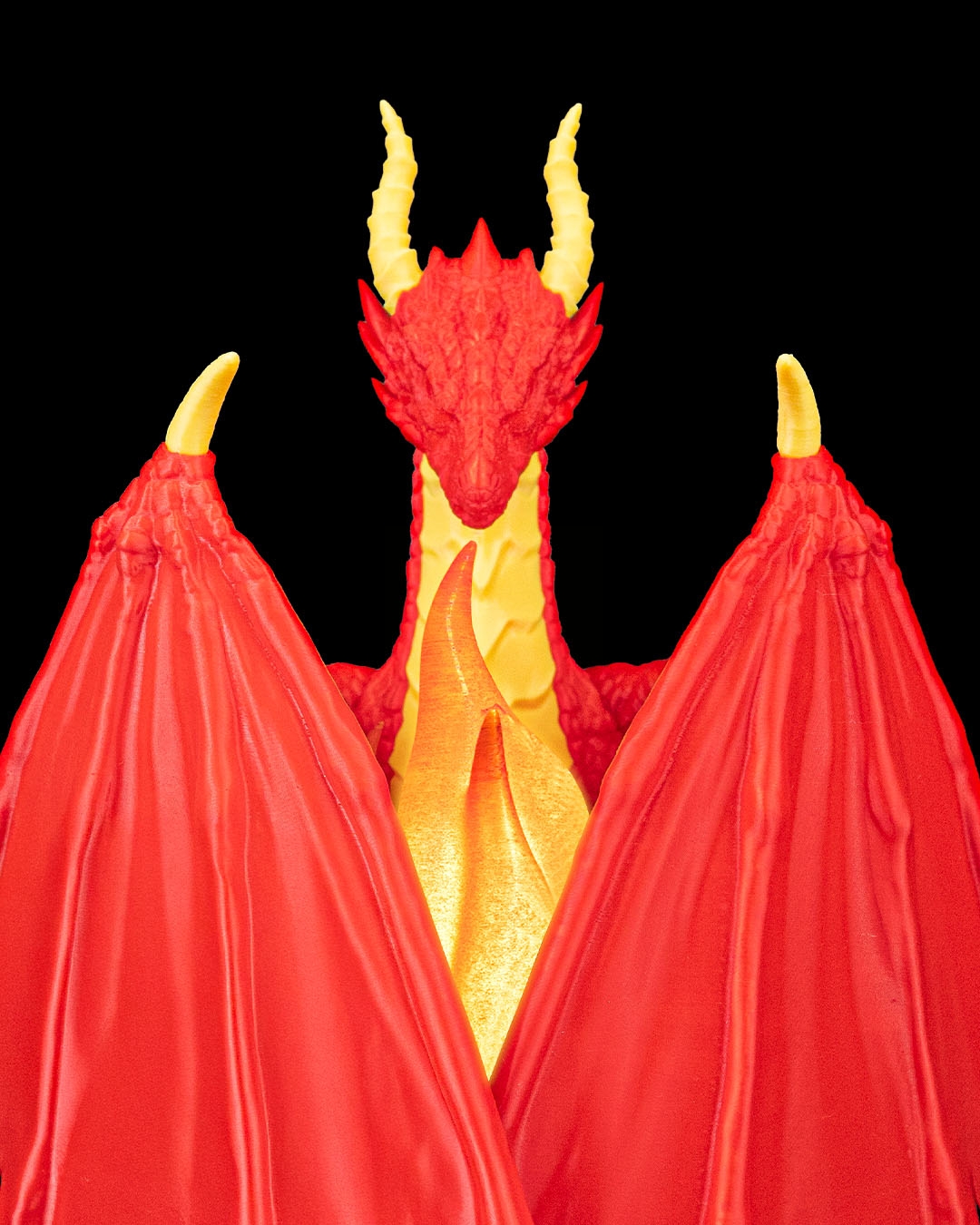 Lightwings Table Lamp - 3D Printed Dragon Collectible - Image 3