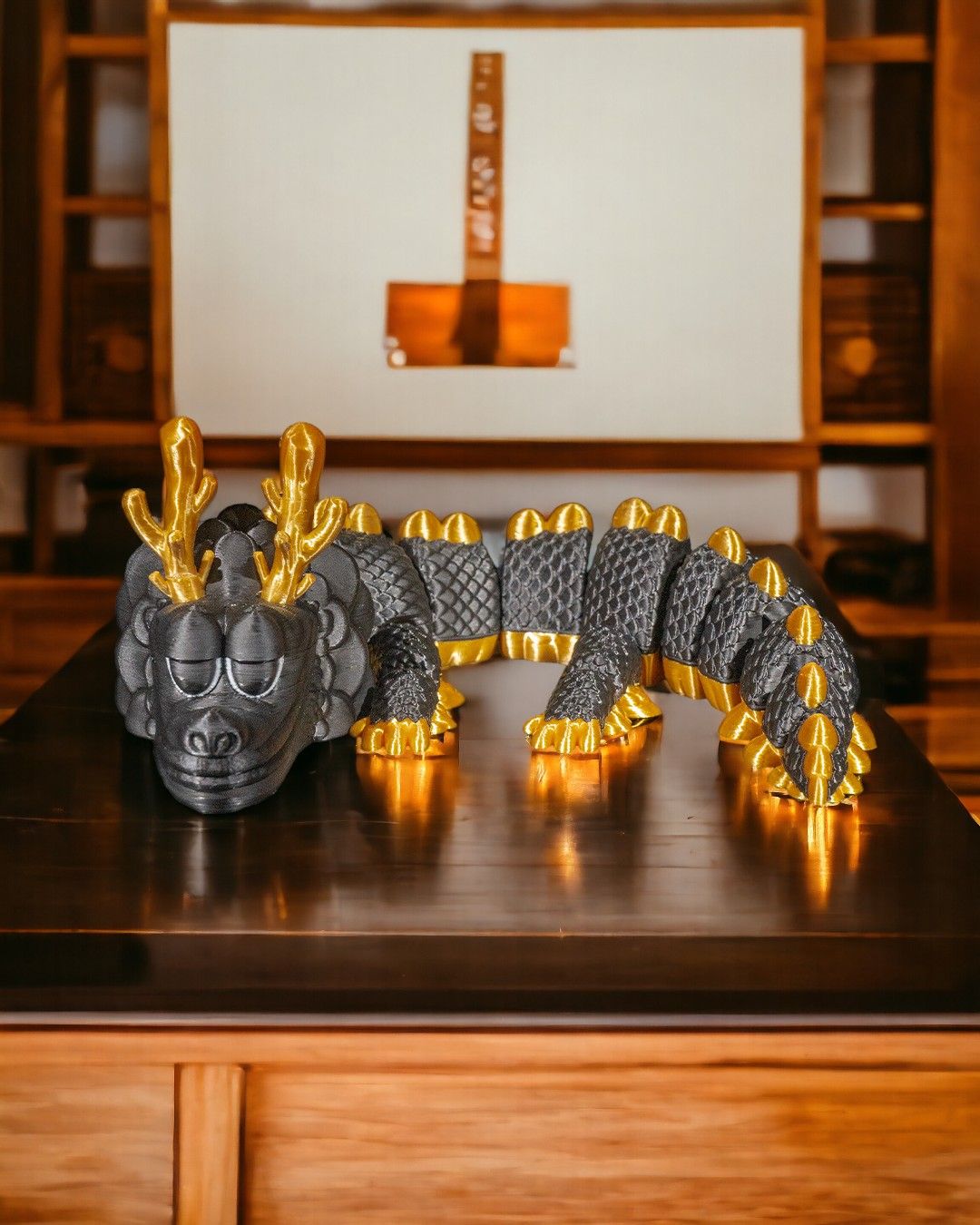 Mu Long - 3D Printed Dragon Collectible - Image 2