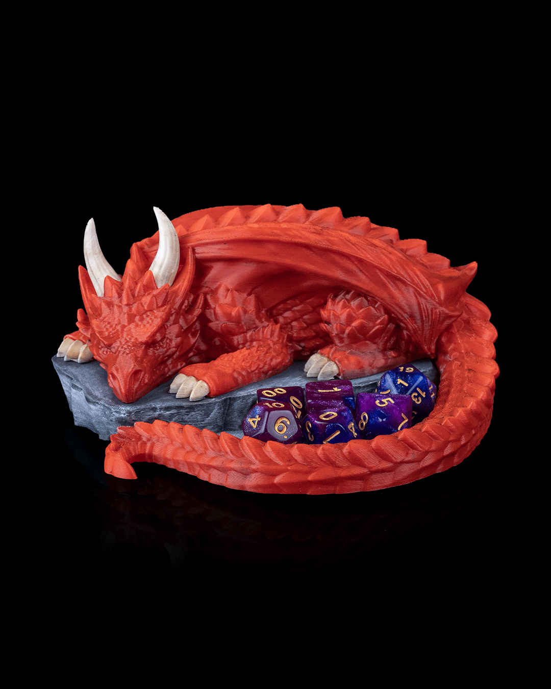 Nap Twenty Dice Holder - 3D Printed Dragon Collectible