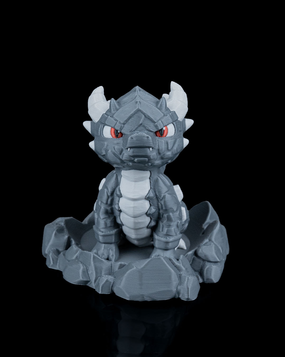 Stone Dragon Egg - 3D Printed Dragon Collectible - Image 2