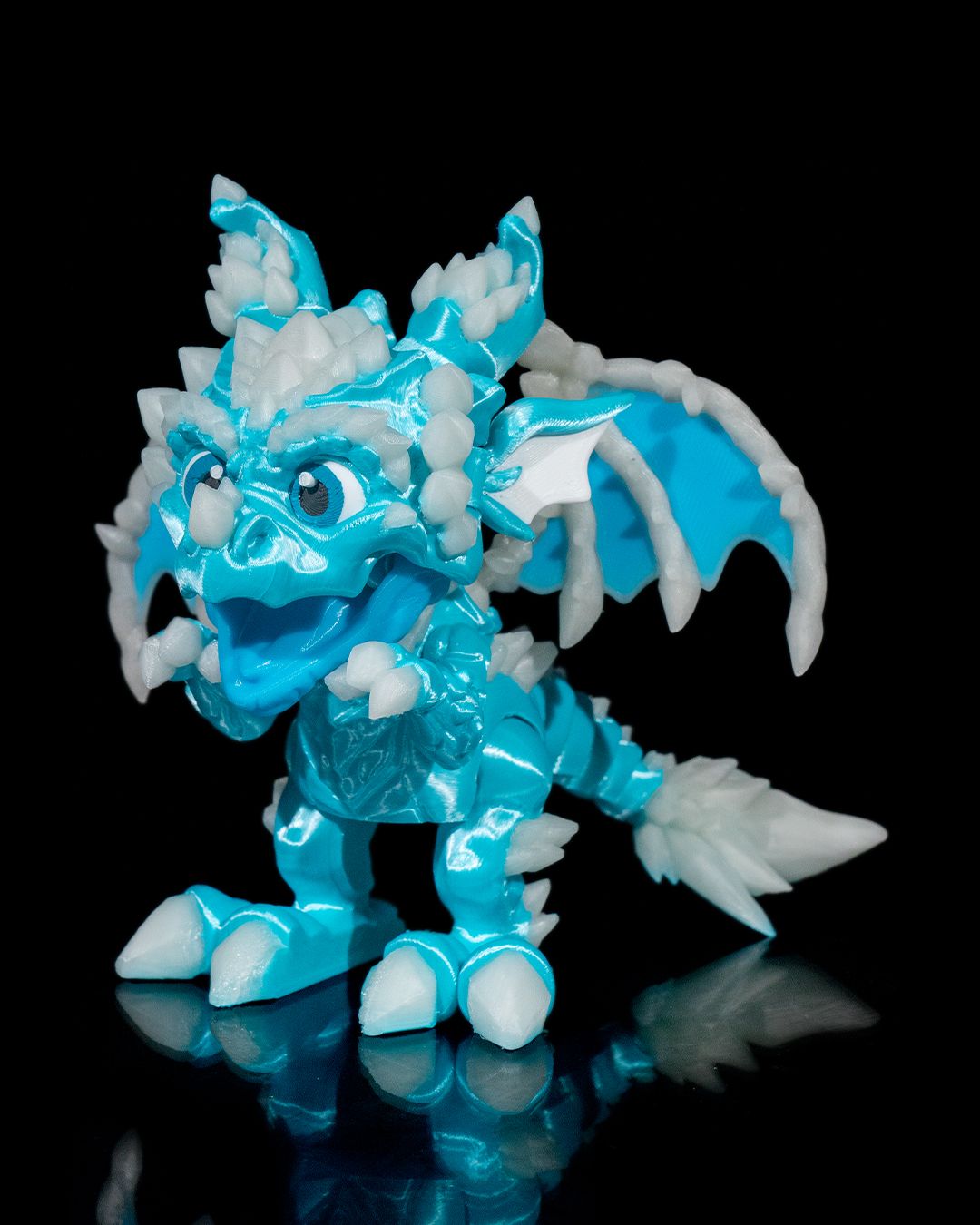 the Blizzard - 3D Printed Dragon Collectible - Image 3