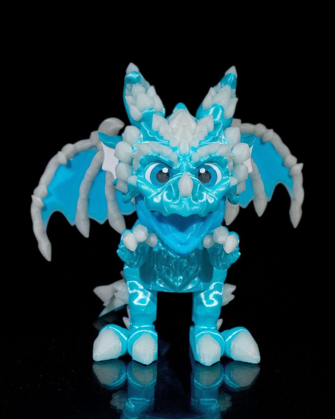 the Blizzard - 3D Printed Dragon Collectible